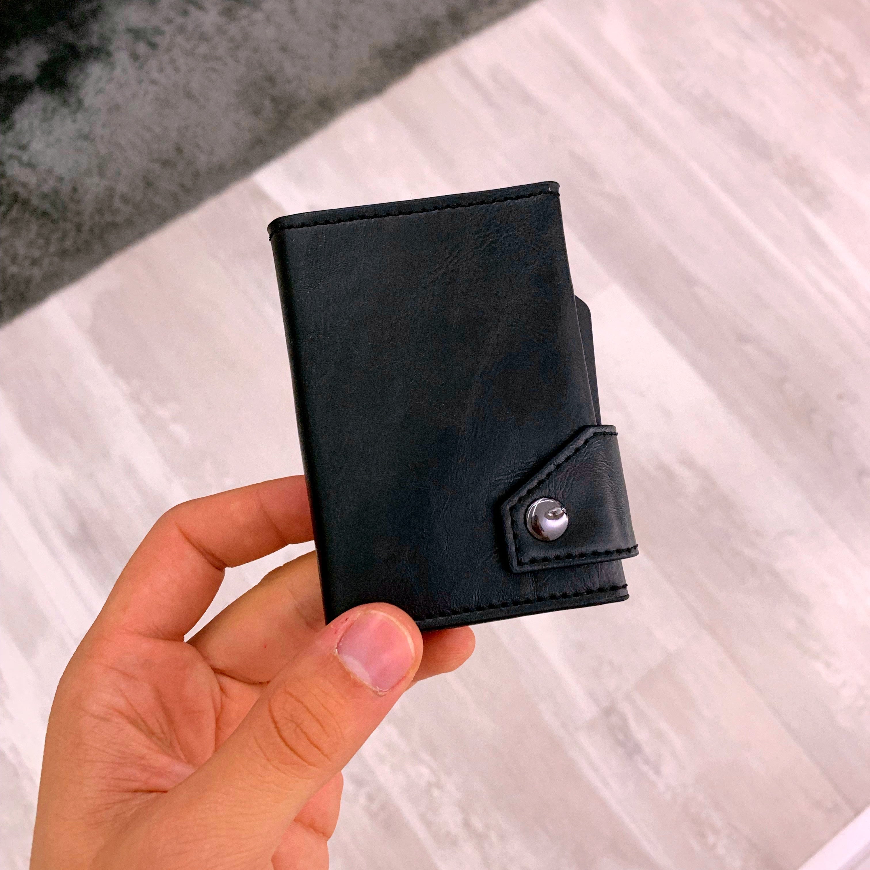 Porta cartões com bolsa moedas | Preto