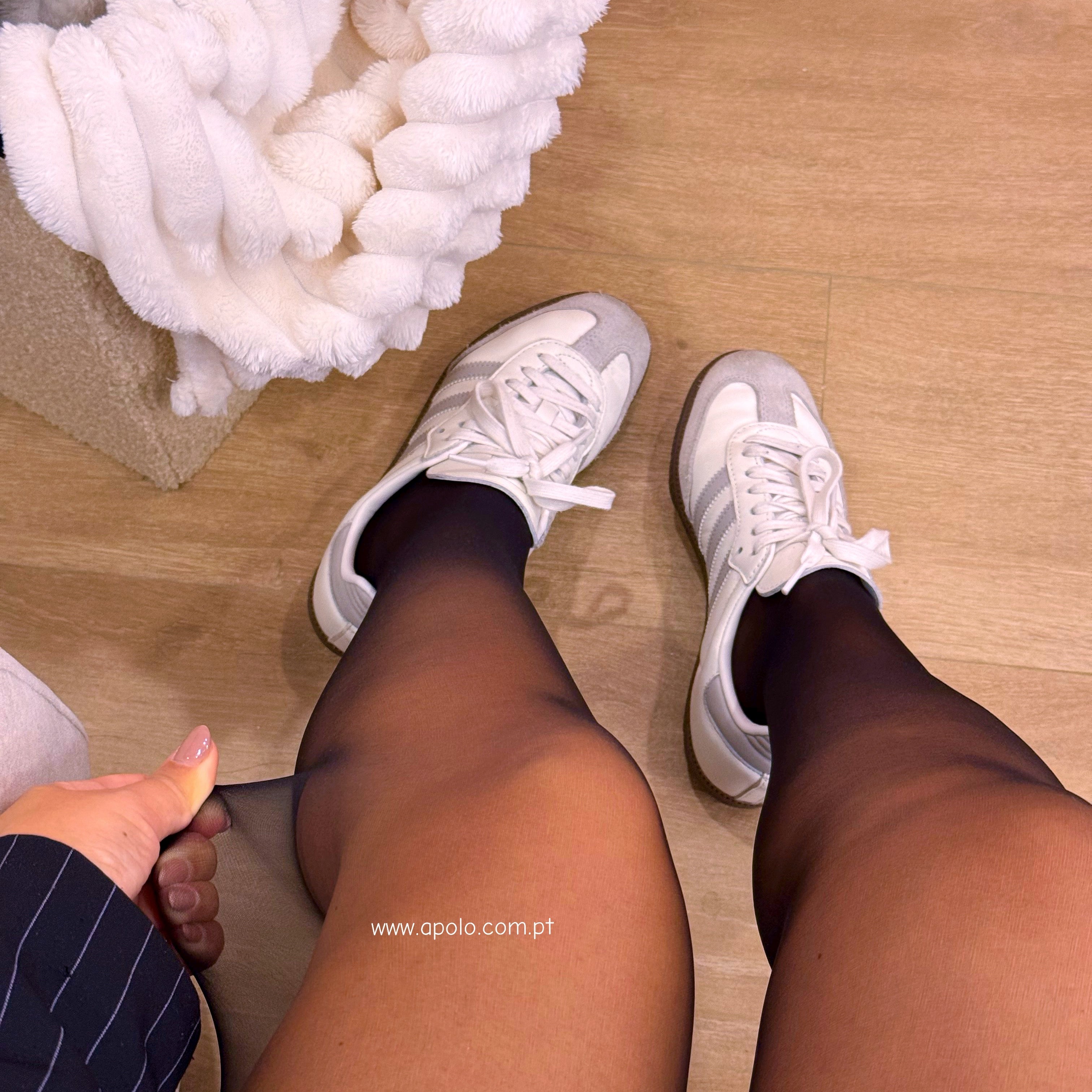 Meia-calça resistente efeito redutor abdômen | Preto