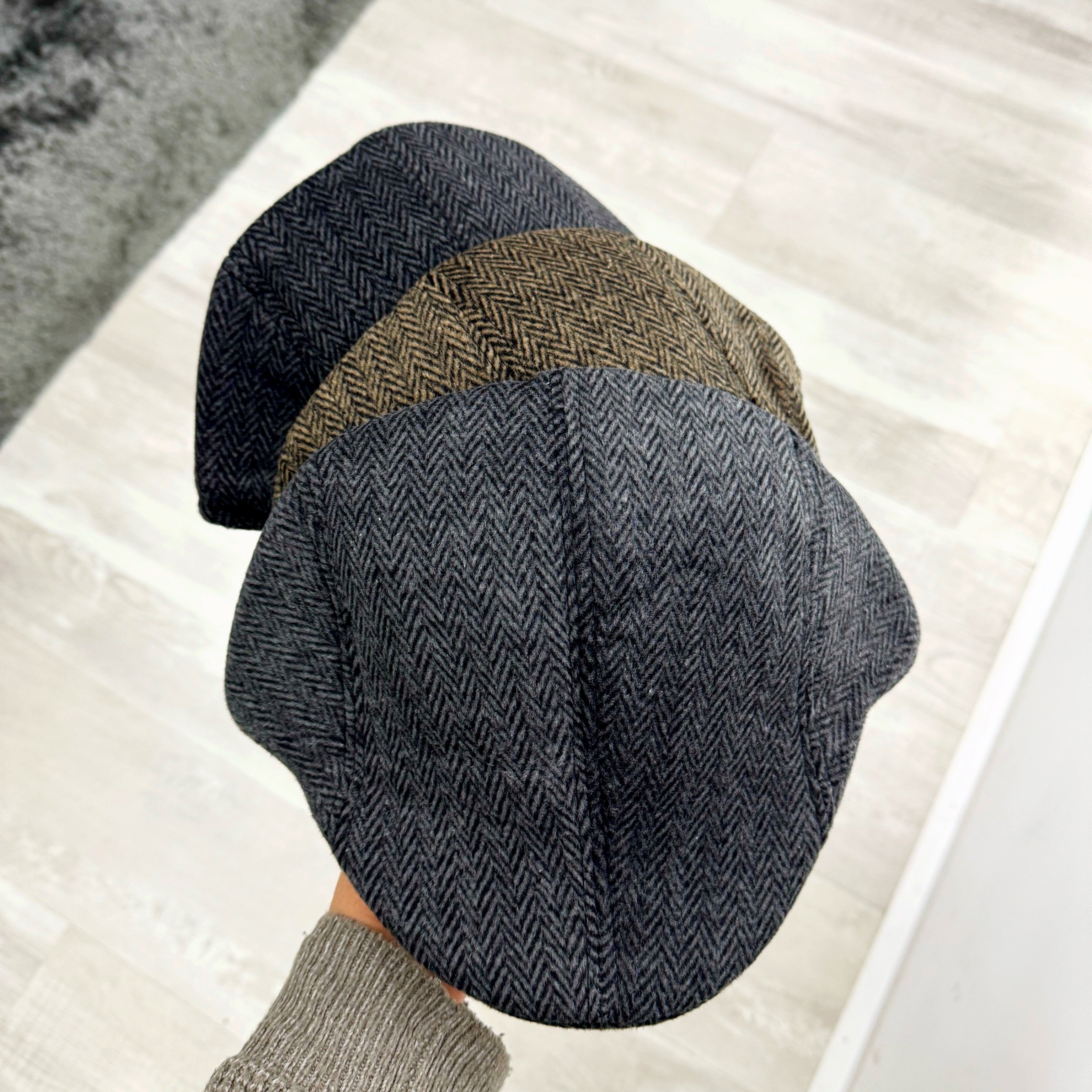 Boina padrão zig-zag | 3 Cores