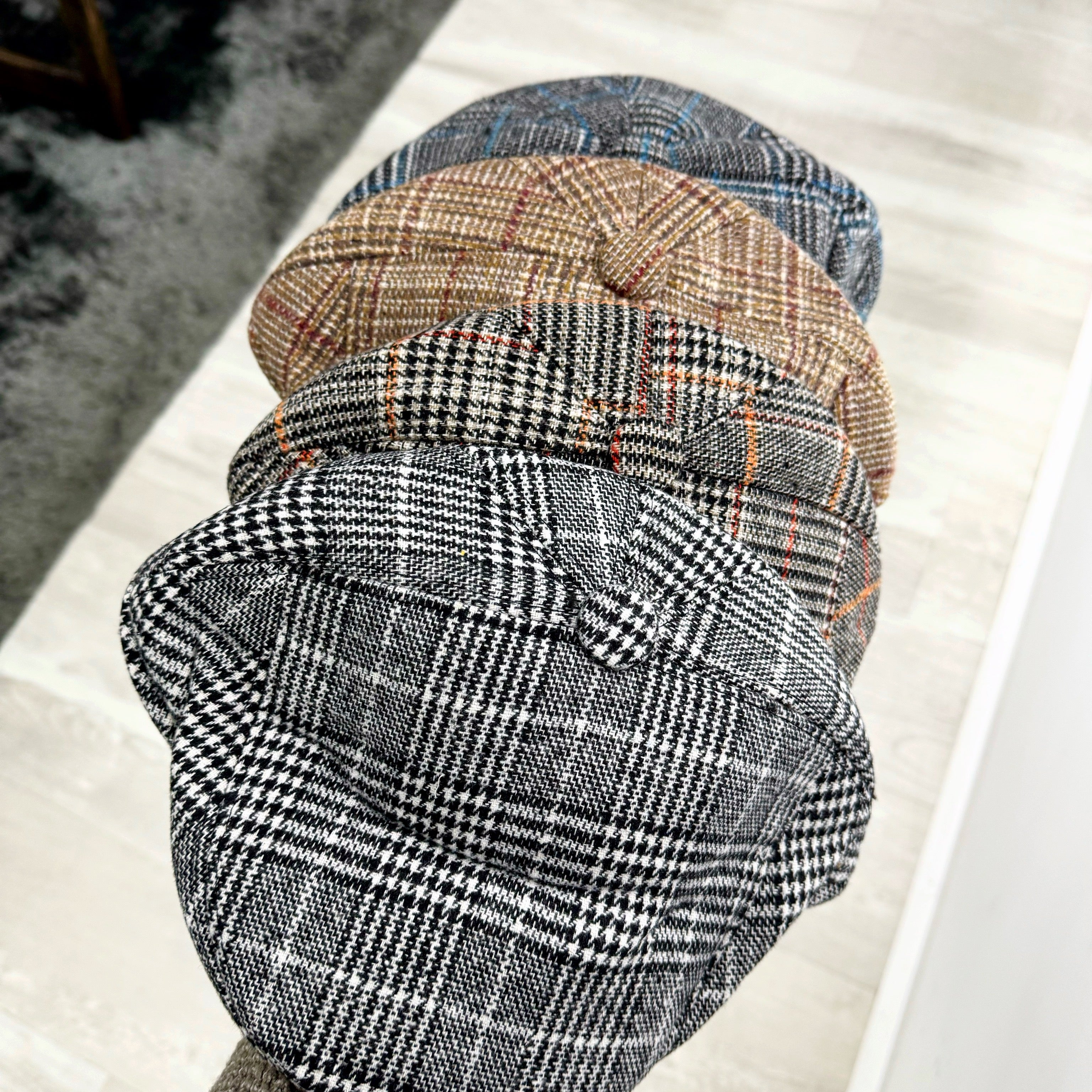 Boina cardada com dupla pala | 4 Cores