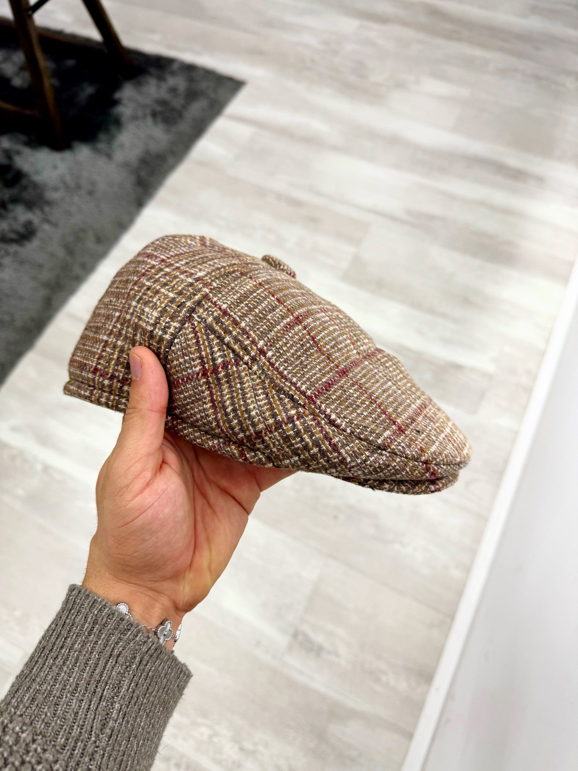 Boina cardada com dupla pala | 4 Cores