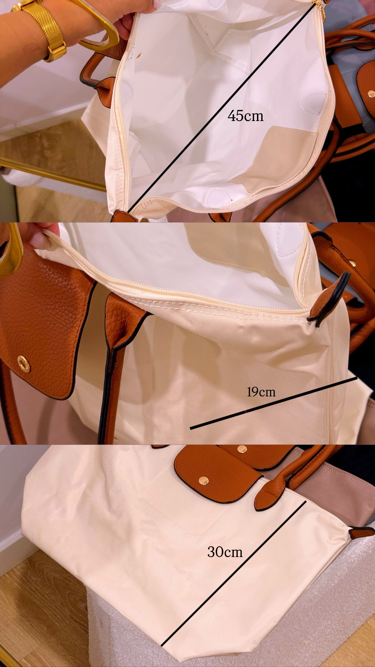 Mala de ombro grande em tecido • Shopper / Tote Bag • tamanho L  | 6 Cores