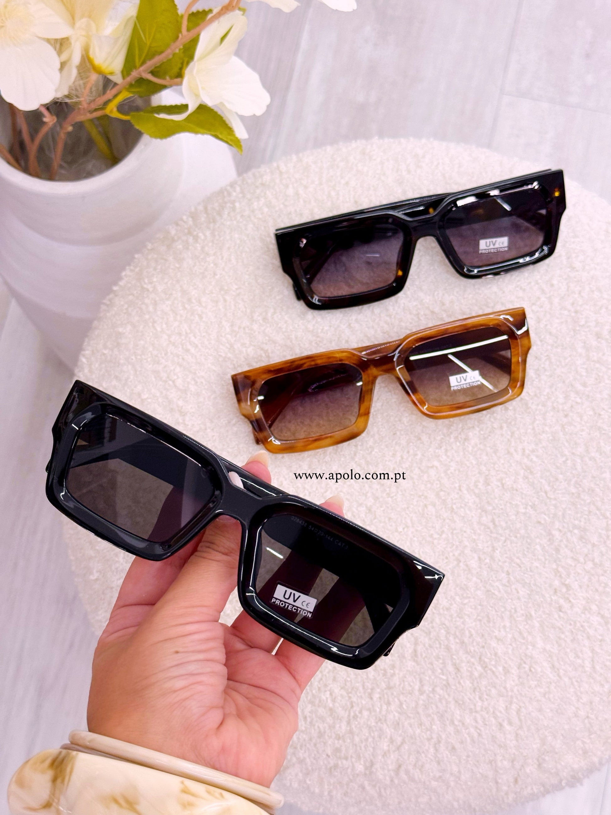 Óculos com armação em massa | 3 cores