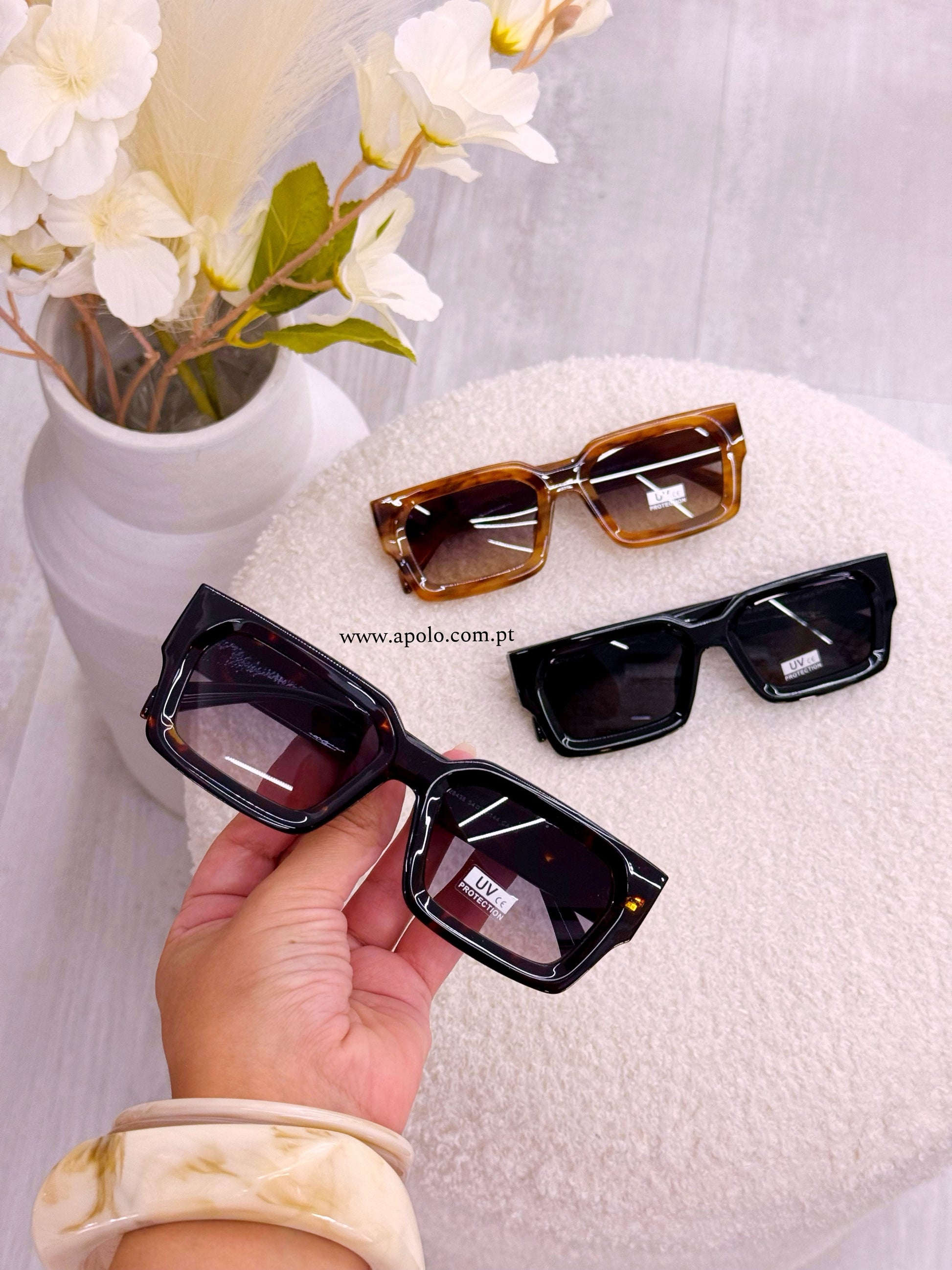 Óculos com armação em massa | 3 cores