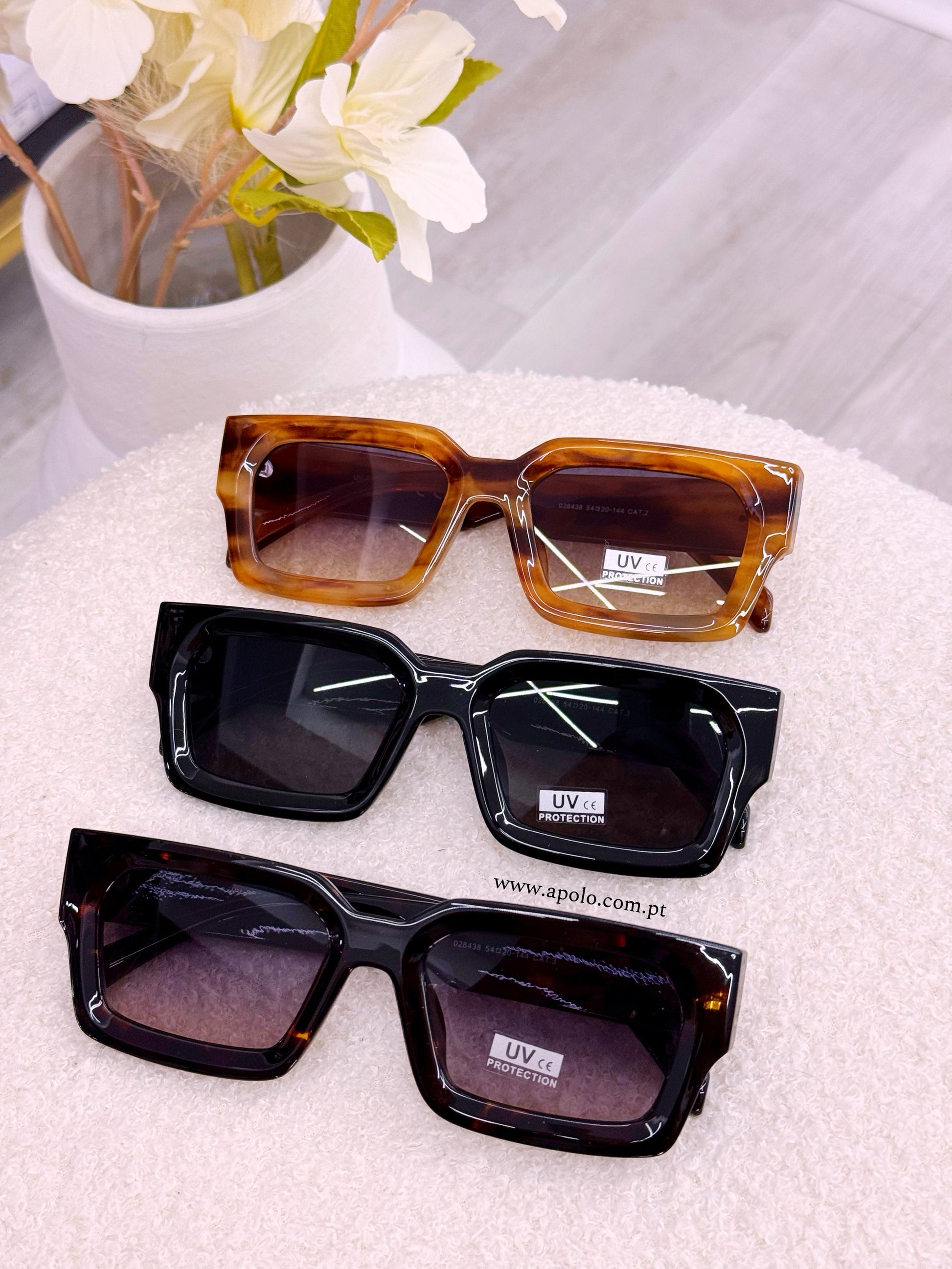 Óculos com armação em massa | 3 cores