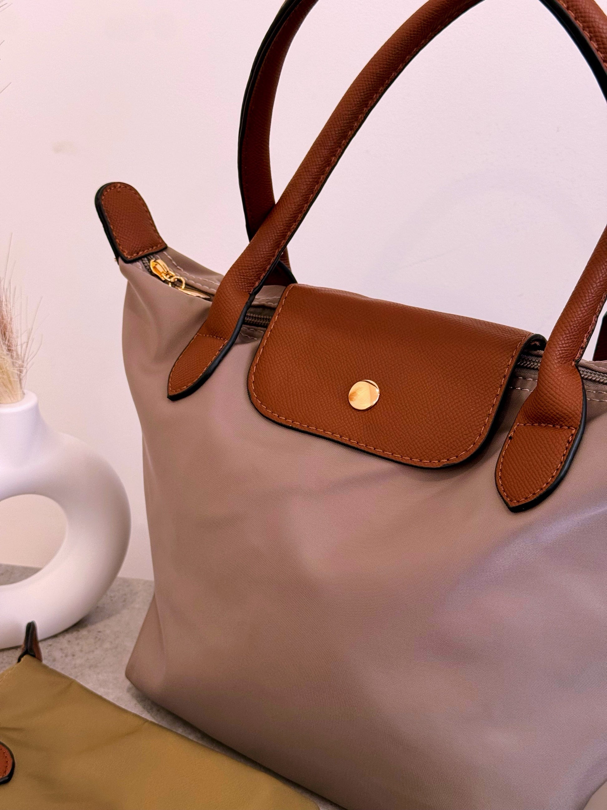 Mala de ombro em Tecido • tamanho M | 2 Cores (Coleção Outono 🍂)