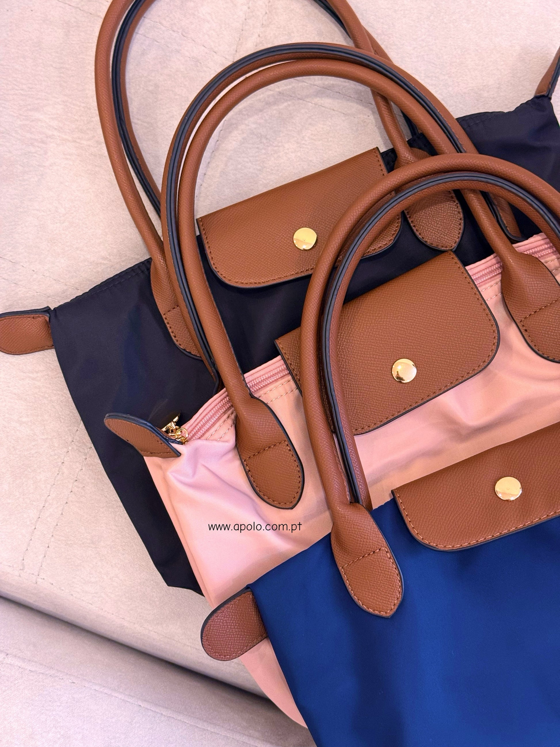 Mala de ombro em Tecido • tamanho M | 4 Cores