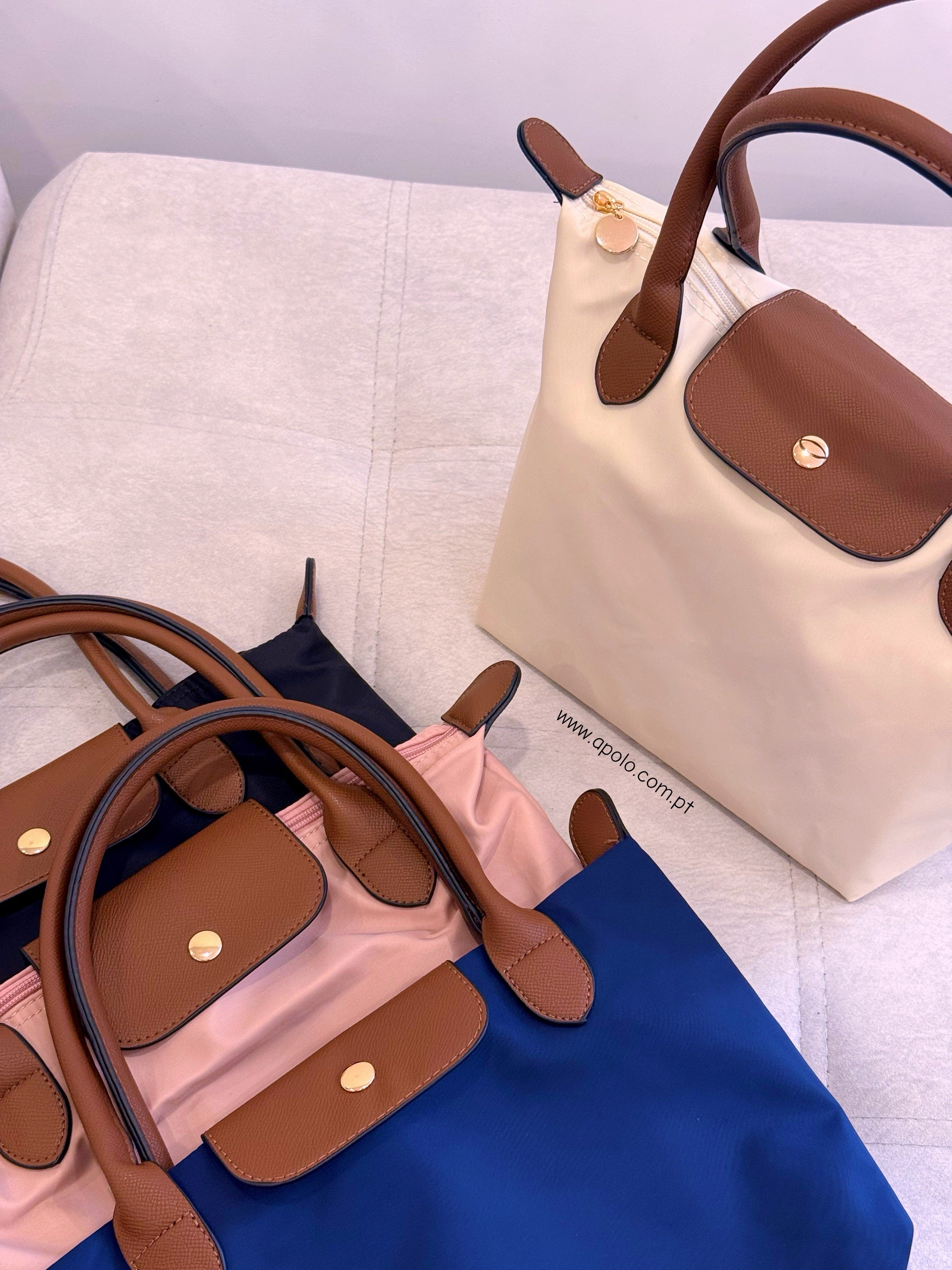 Mala de ombro em Tecido • tamanho M | 4 Cores