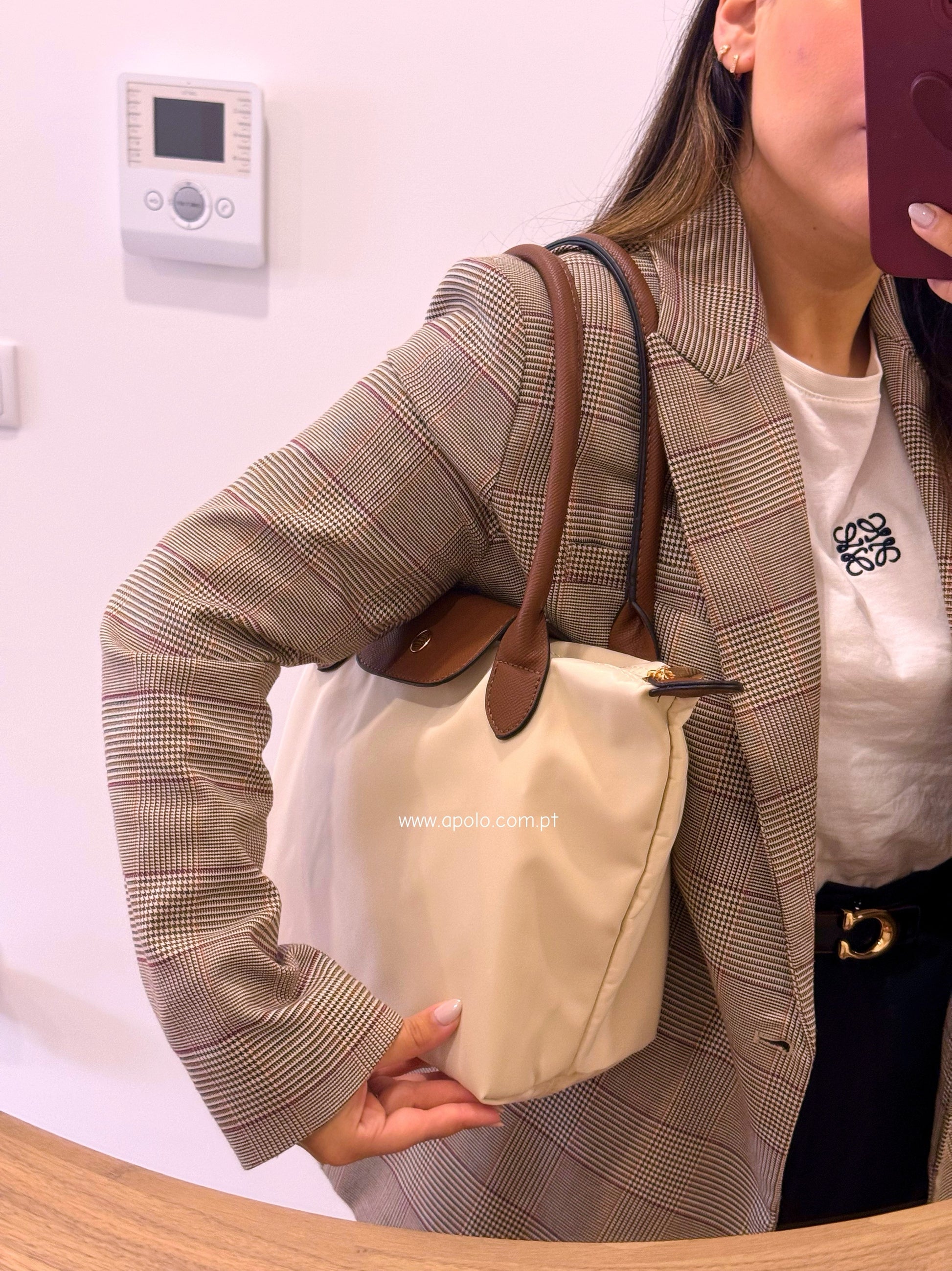 Mala de ombro em Tecido • tamanho M | 4 Cores