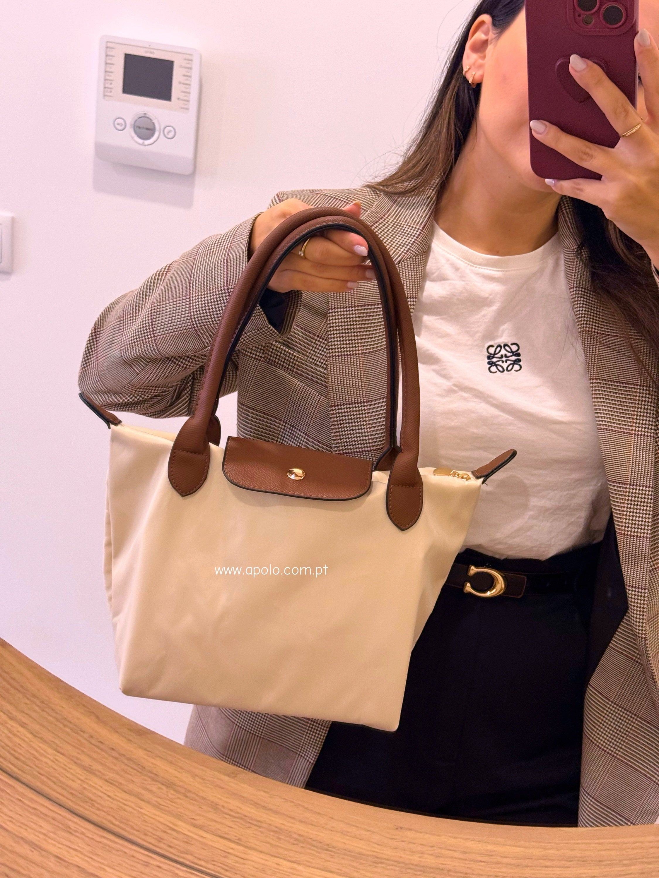 Mala de ombro em Tecido • tamanho M | 4 Cores