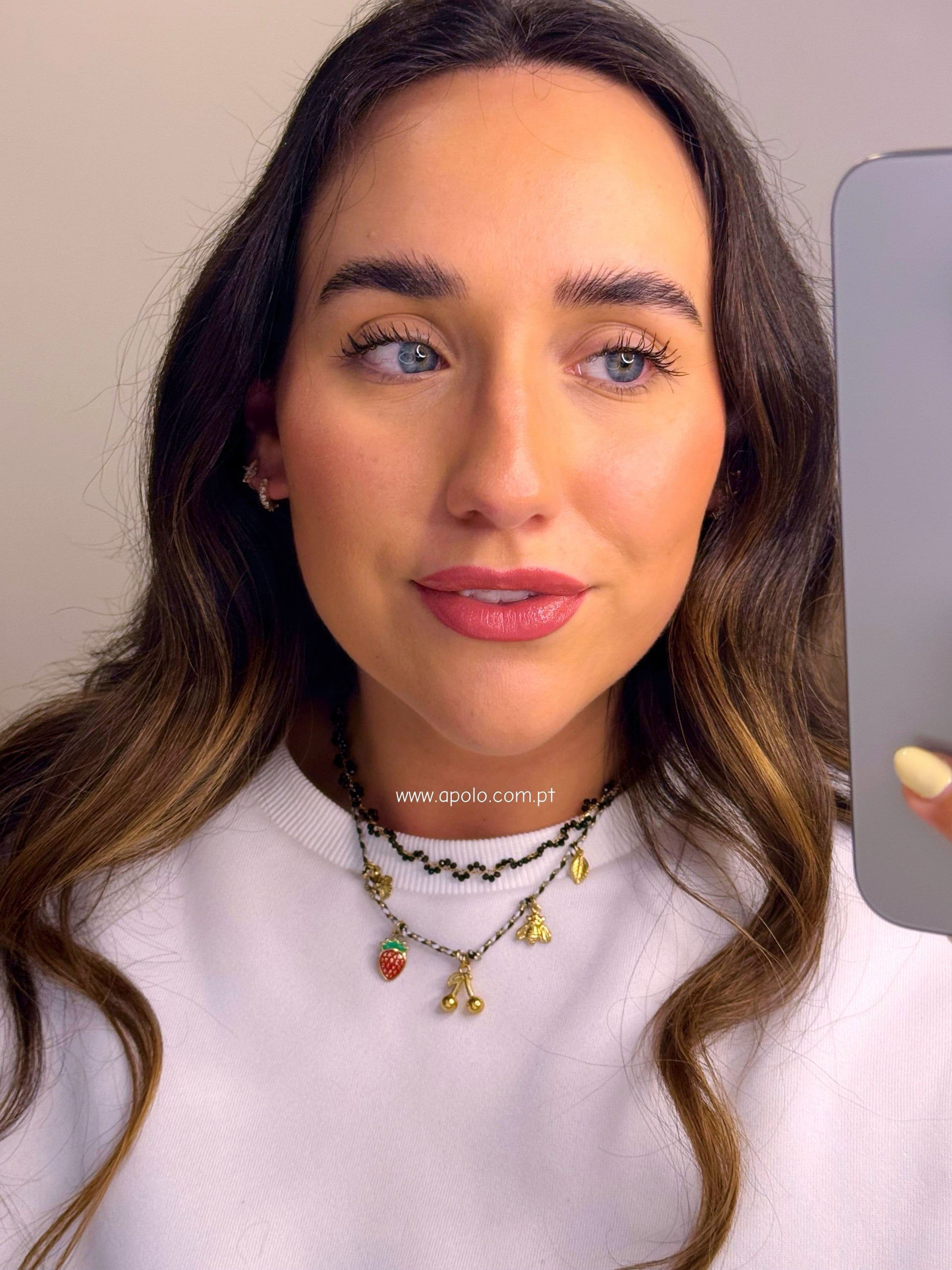 Colar/Gargantilha com missangas e efeito torcido | 3 Cores