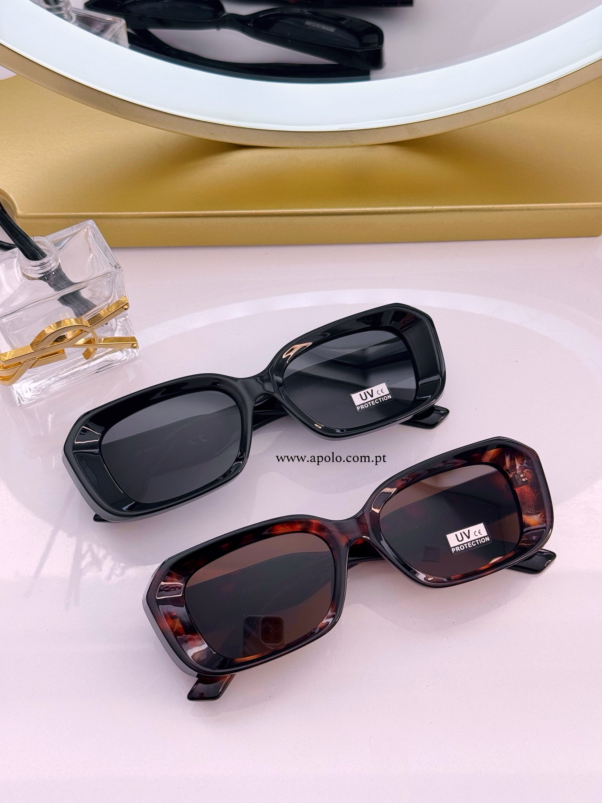 Óculos de massa retangulares | 2 Cores