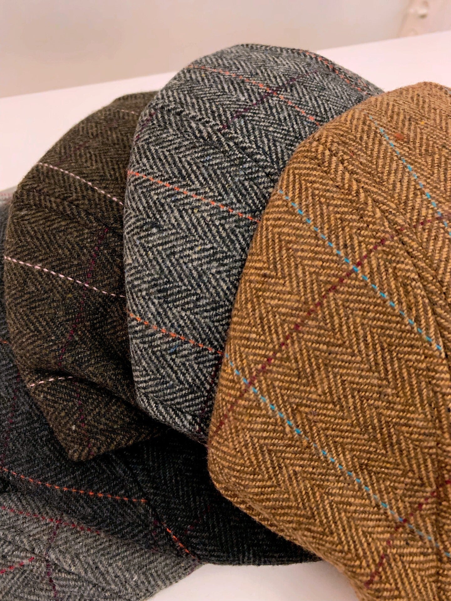 Boina simples com efeitos de riscas