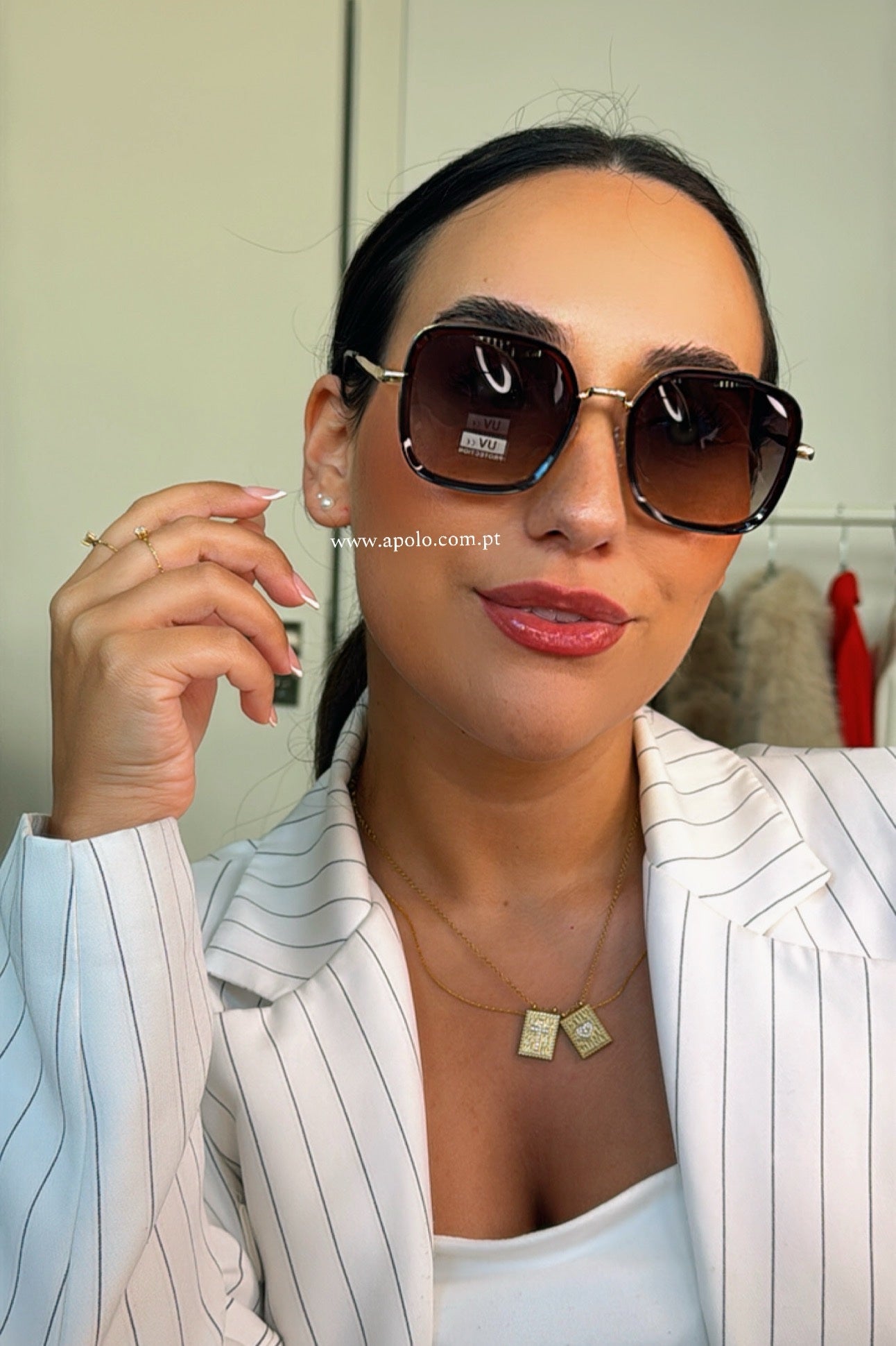 Óculos com armação de massa e metal | 5 Cores