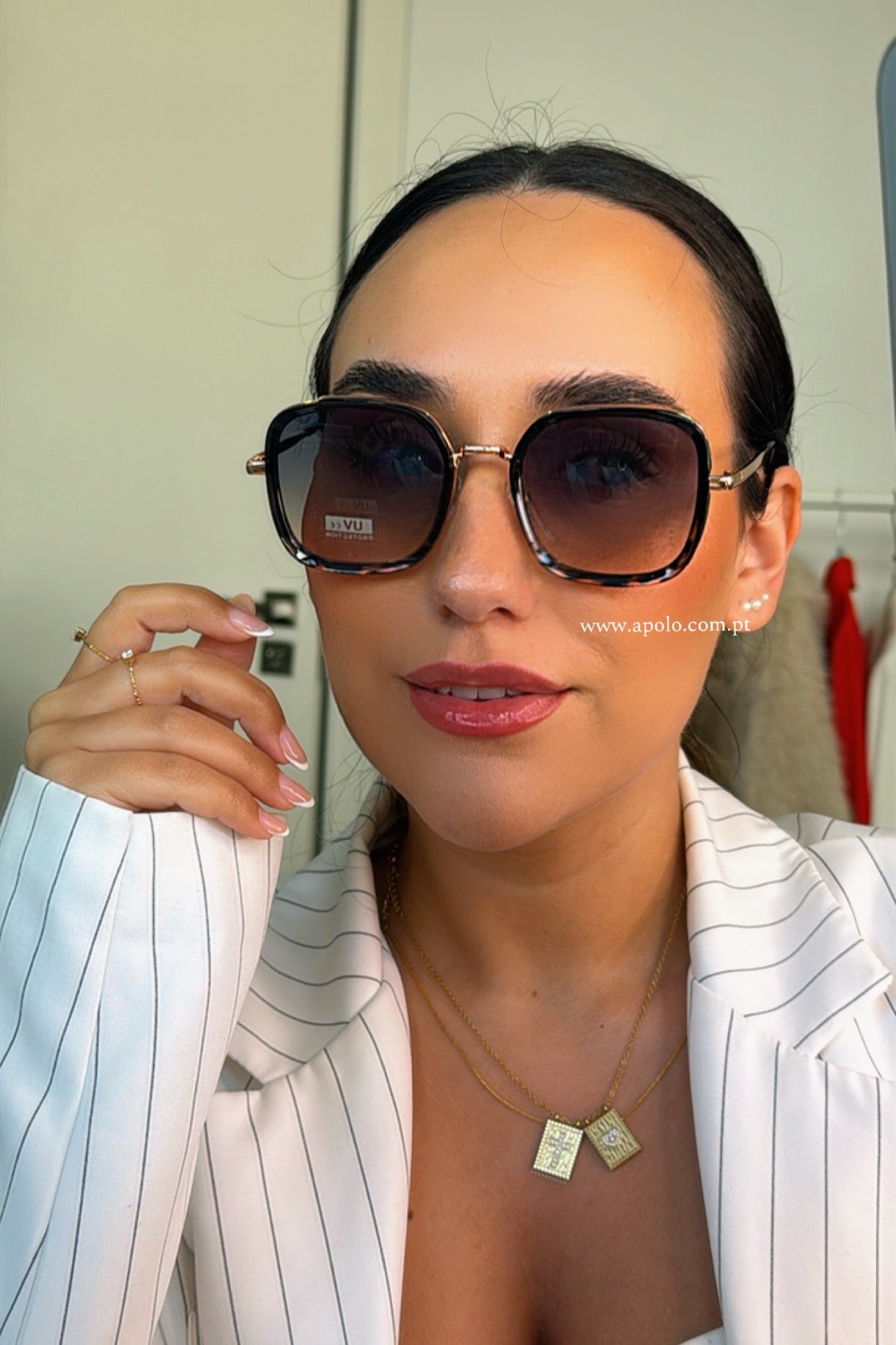 Óculos com armação de massa e metal | 5 Cores