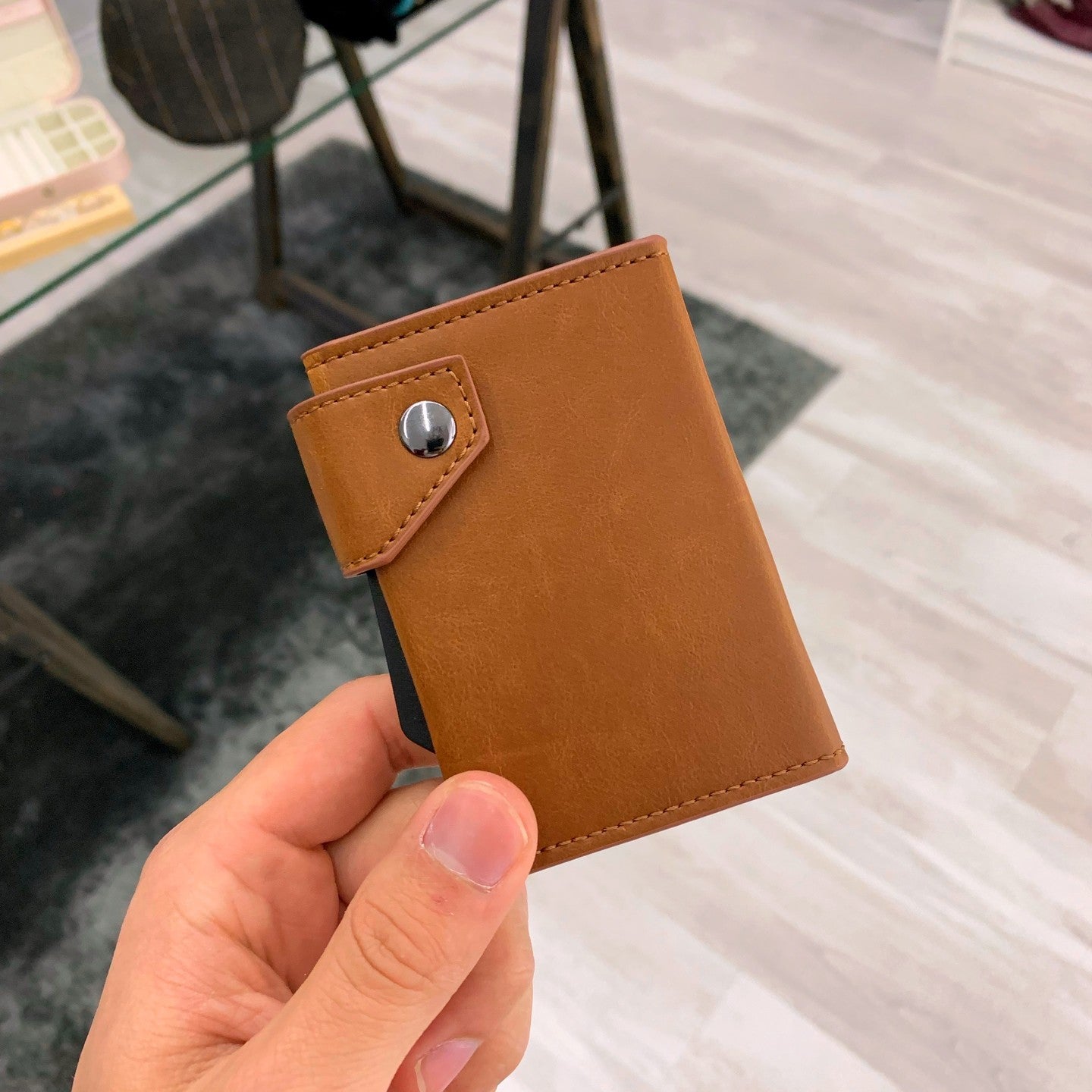 Porta cartões com bolsa moedas | Camel