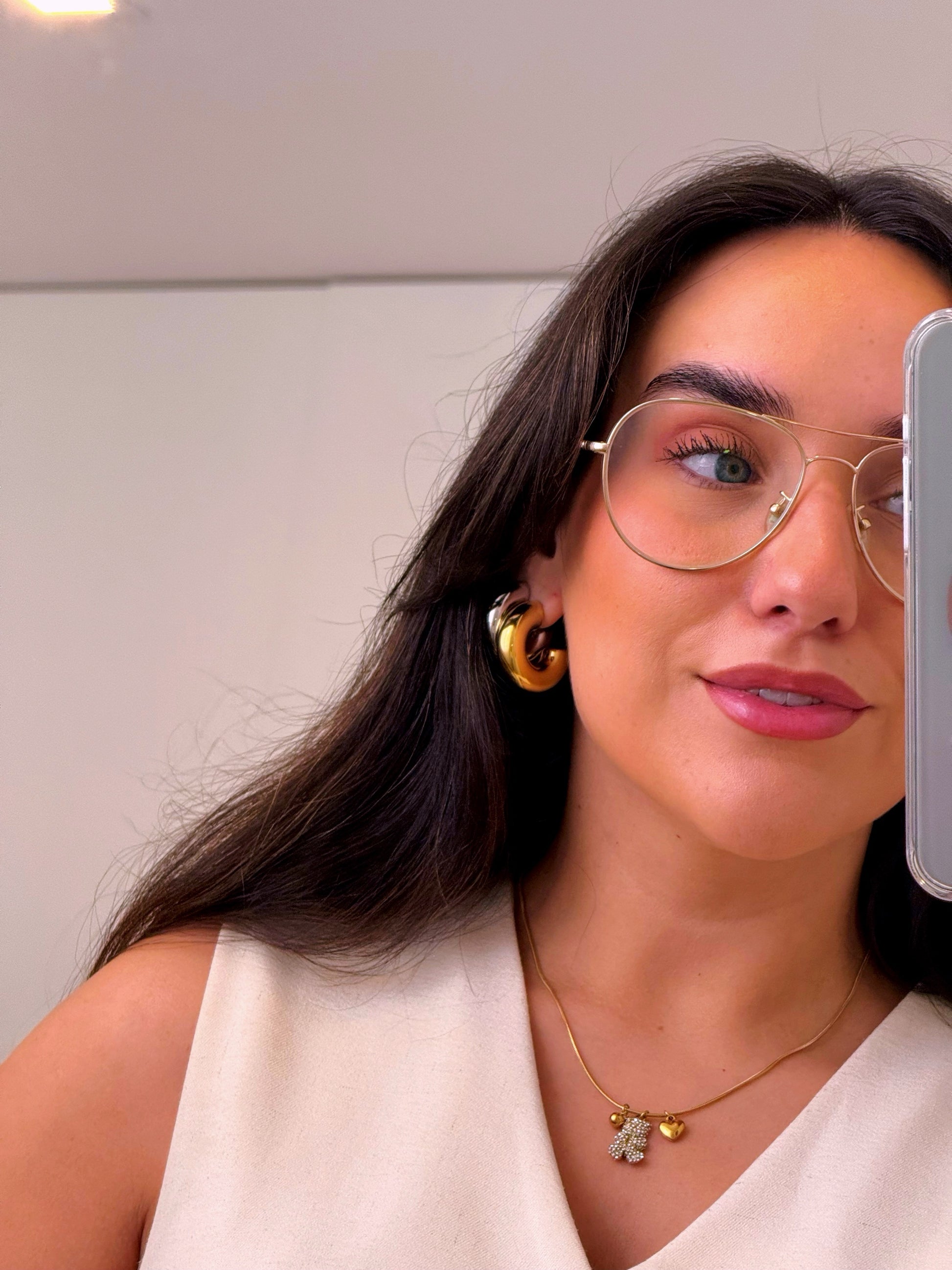 Argolas médias volumosas | 2 Cores