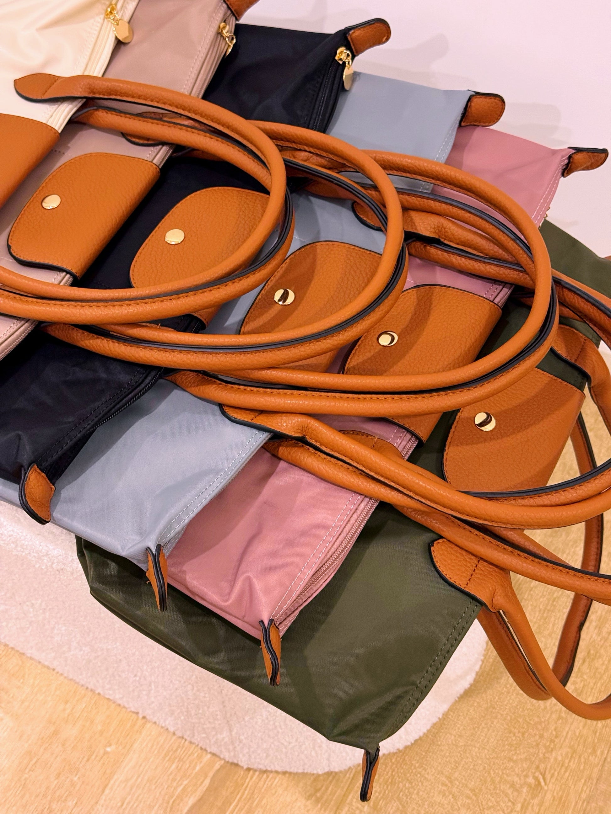 Mala de ombro grande em tecido • Shopper / Tote Bag • tamanho L  | 6 Cores