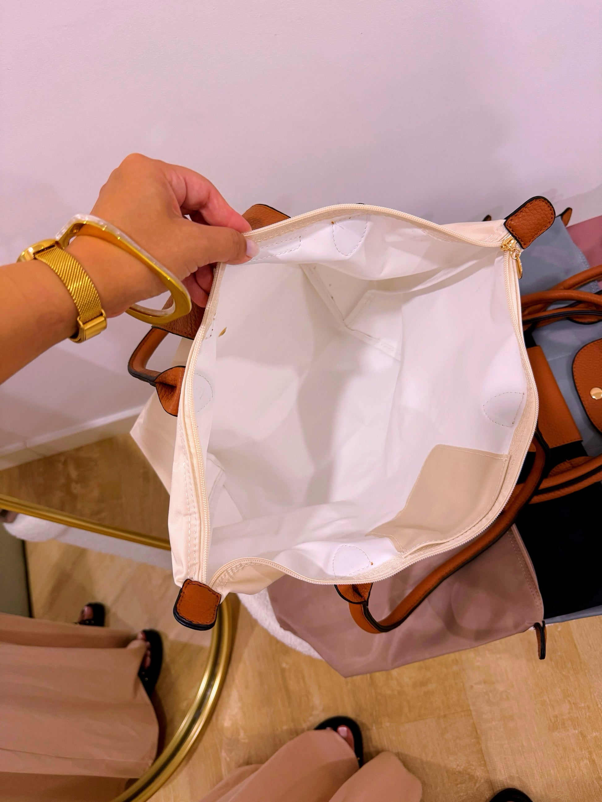 Mala de ombro grande em tecido • Shopper / Tote Bag • tamanho L  | 6 Cores