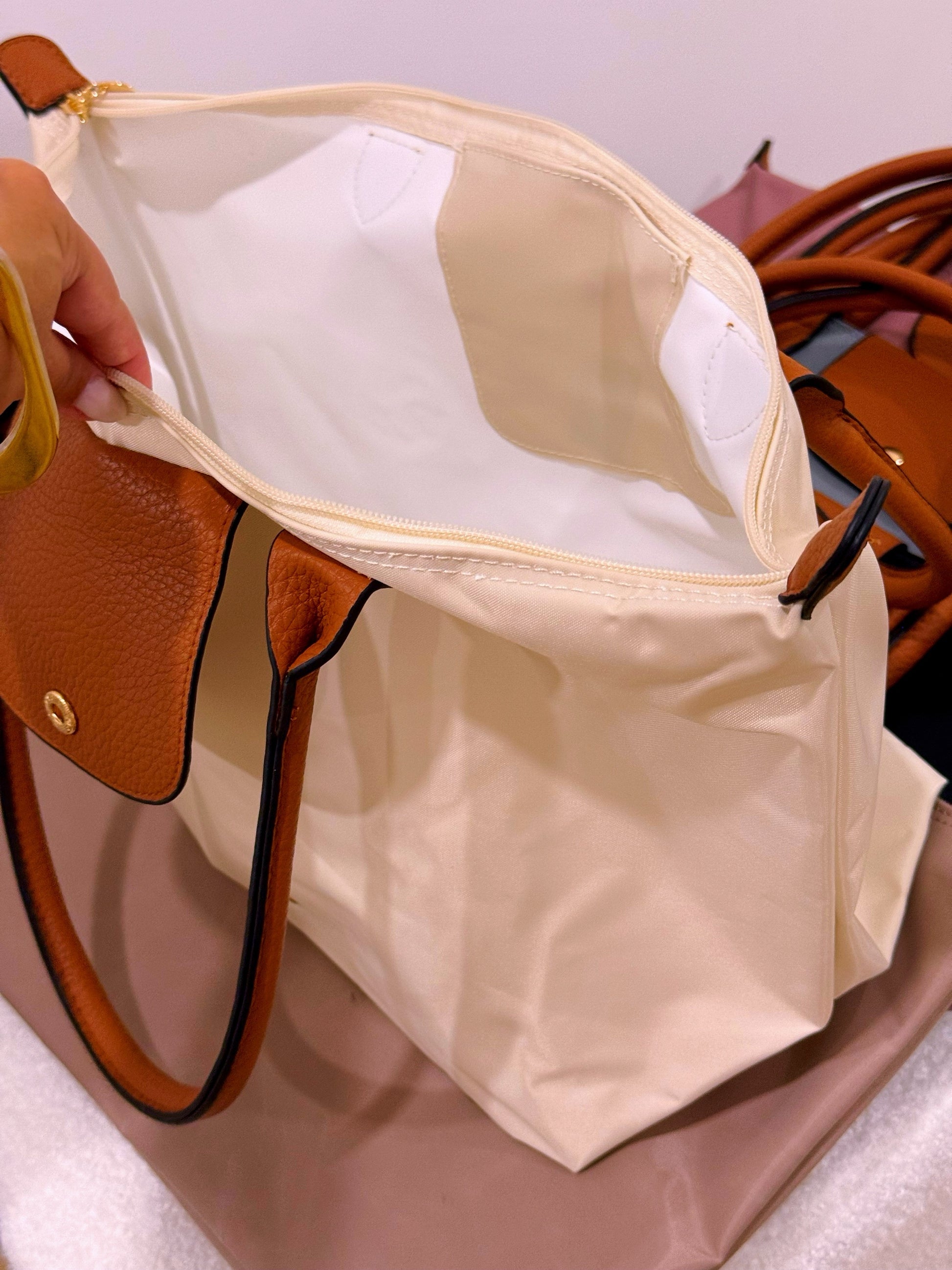 Mala de ombro grande em tecido • Shopper / Tote Bag • tamanho L  | 6 Cores