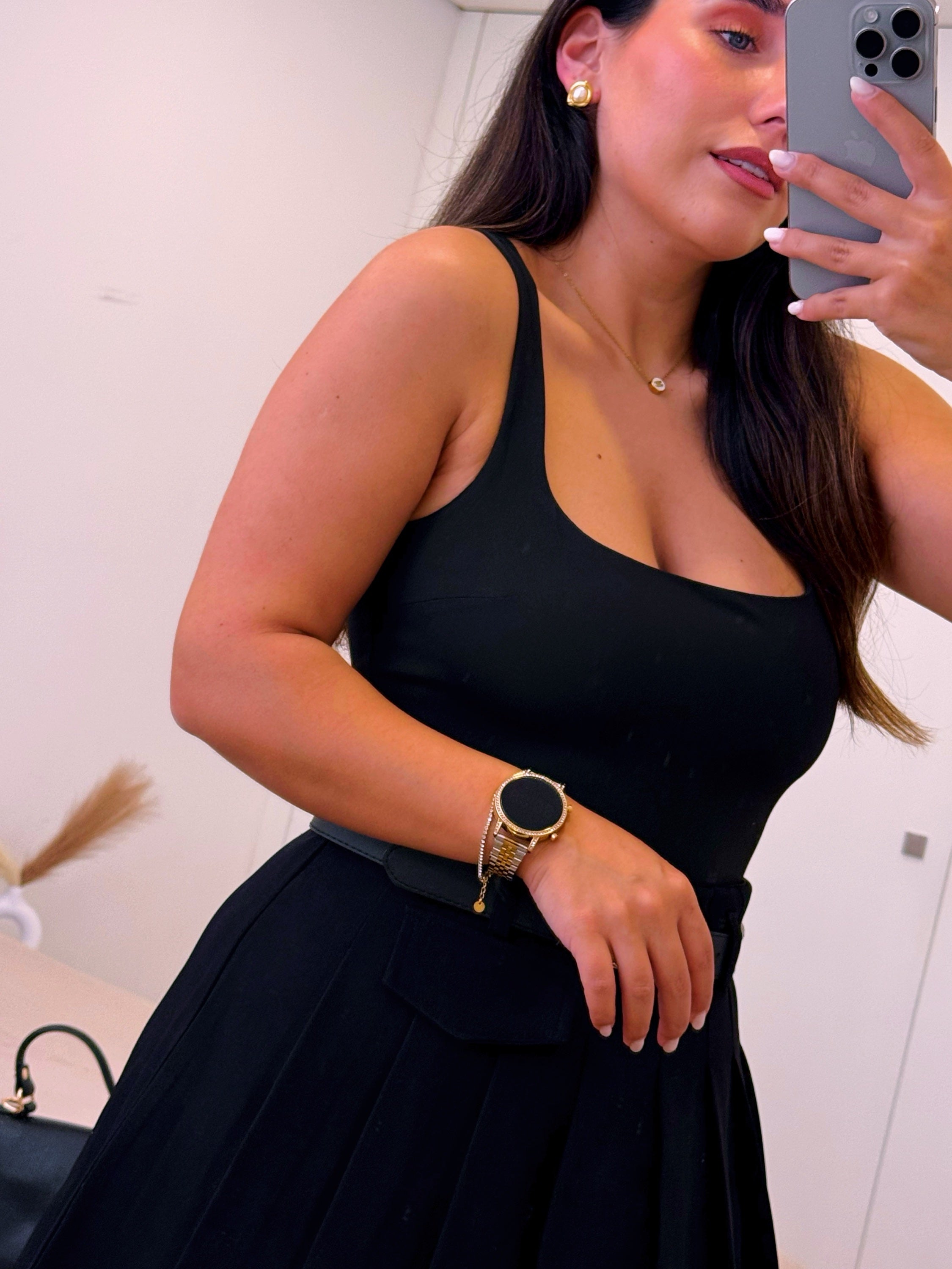 Body preto básico | Forrado • XS, S, M, L