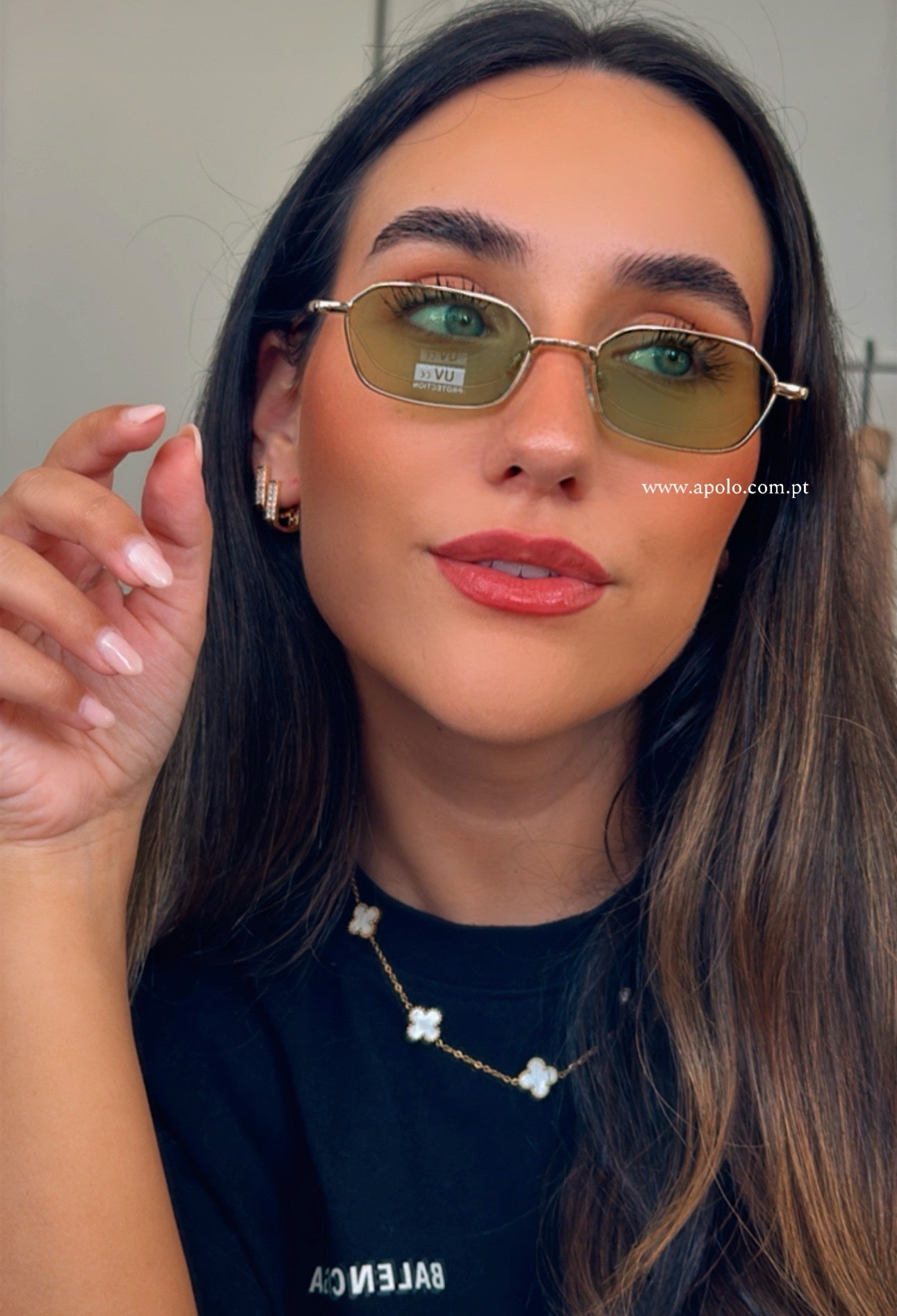 Óculos pequenos com lente colorida | 5 cores