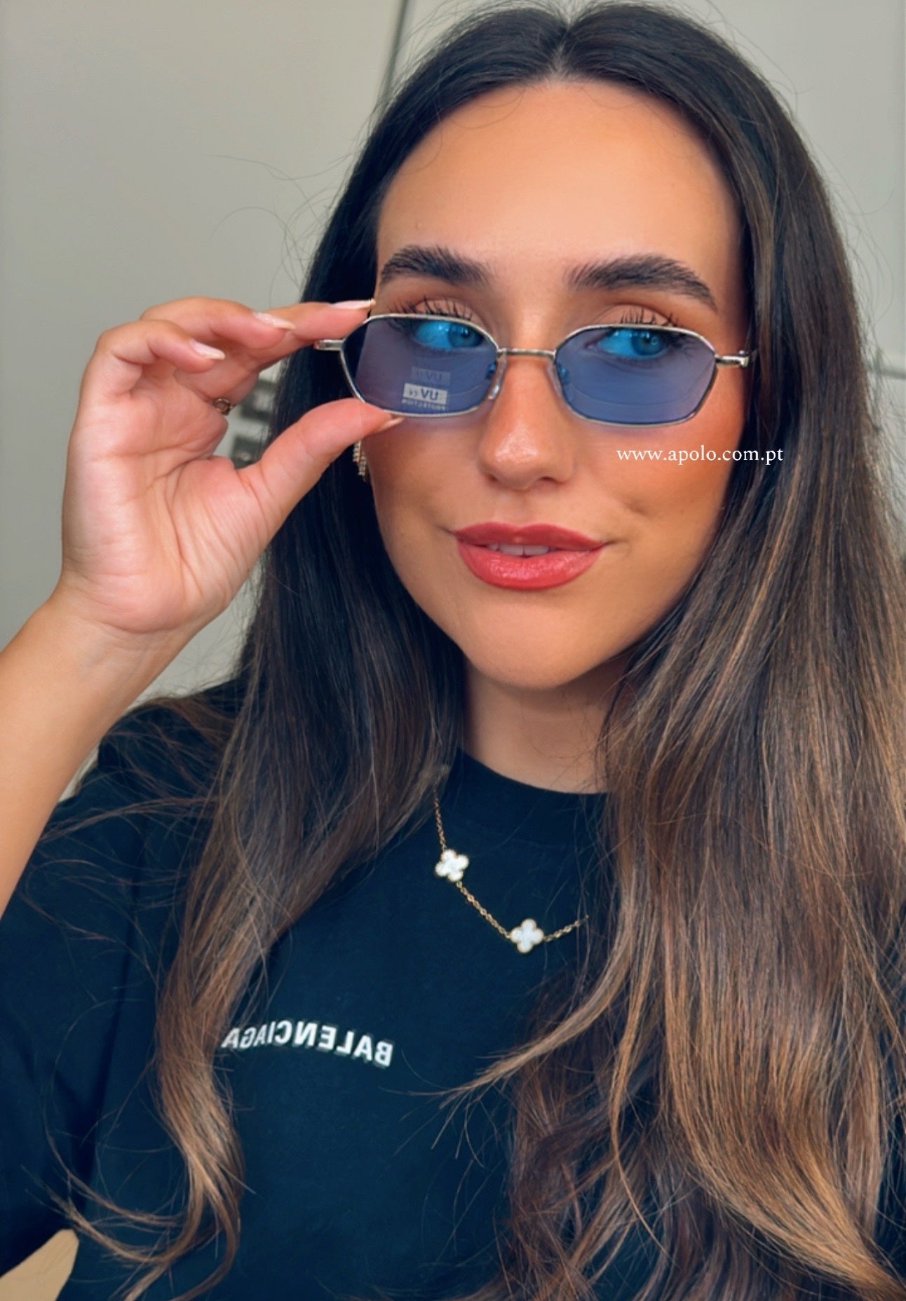 Óculos pequenos com lente colorida | 5 cores