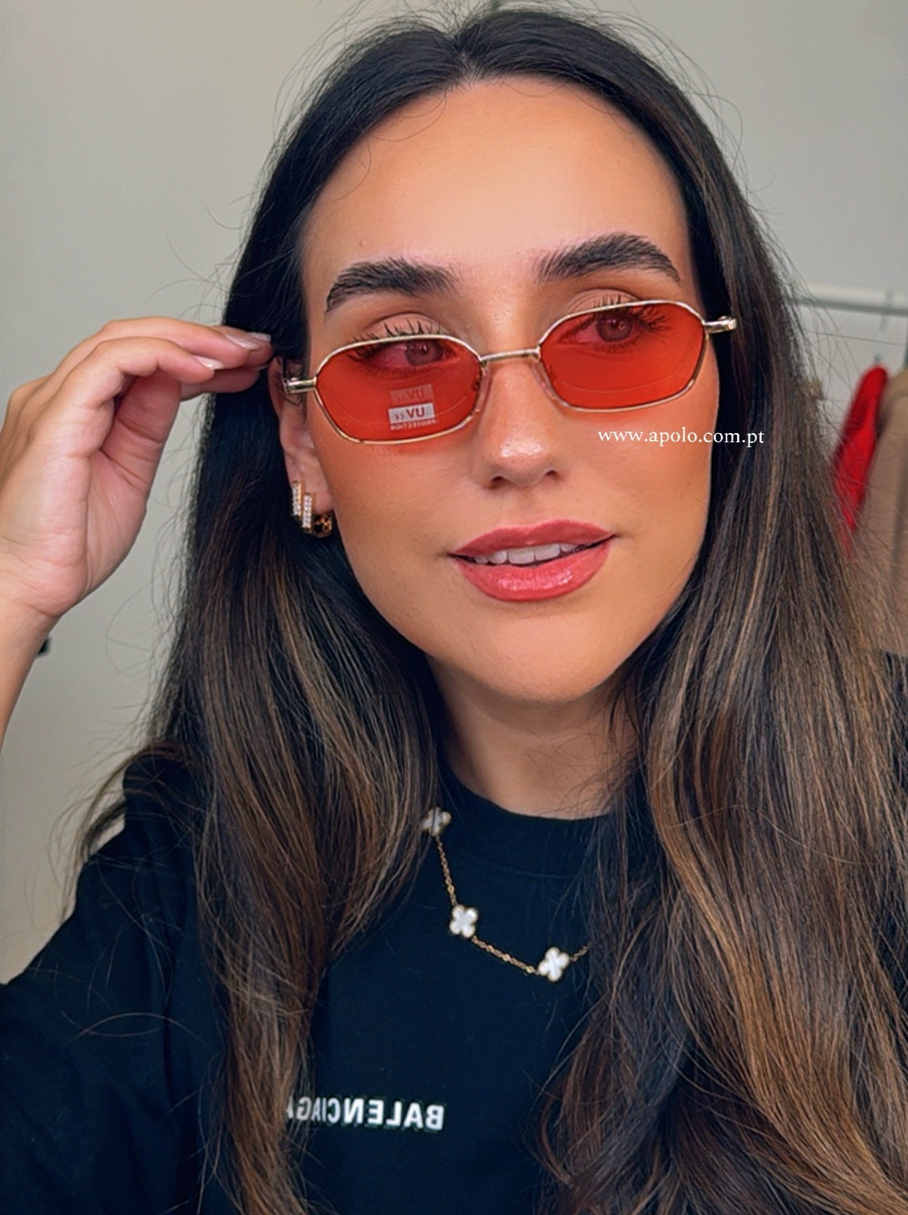 Óculos pequenos com lente colorida | 5 cores