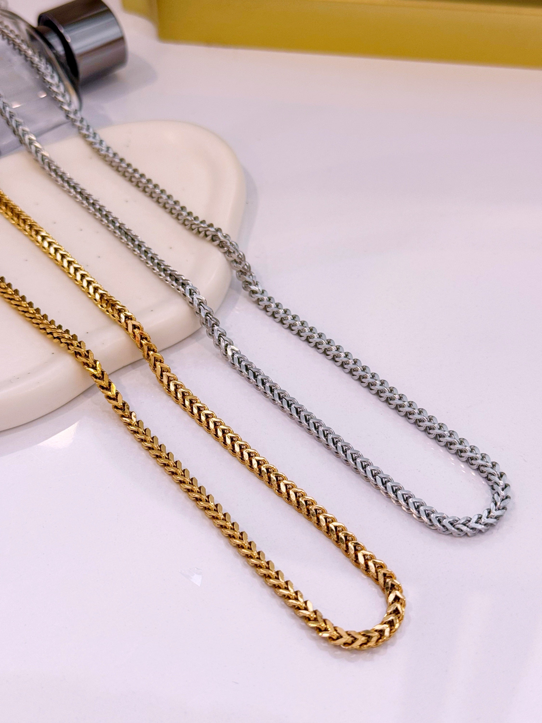 Colar malha cúbica | 2 Cores