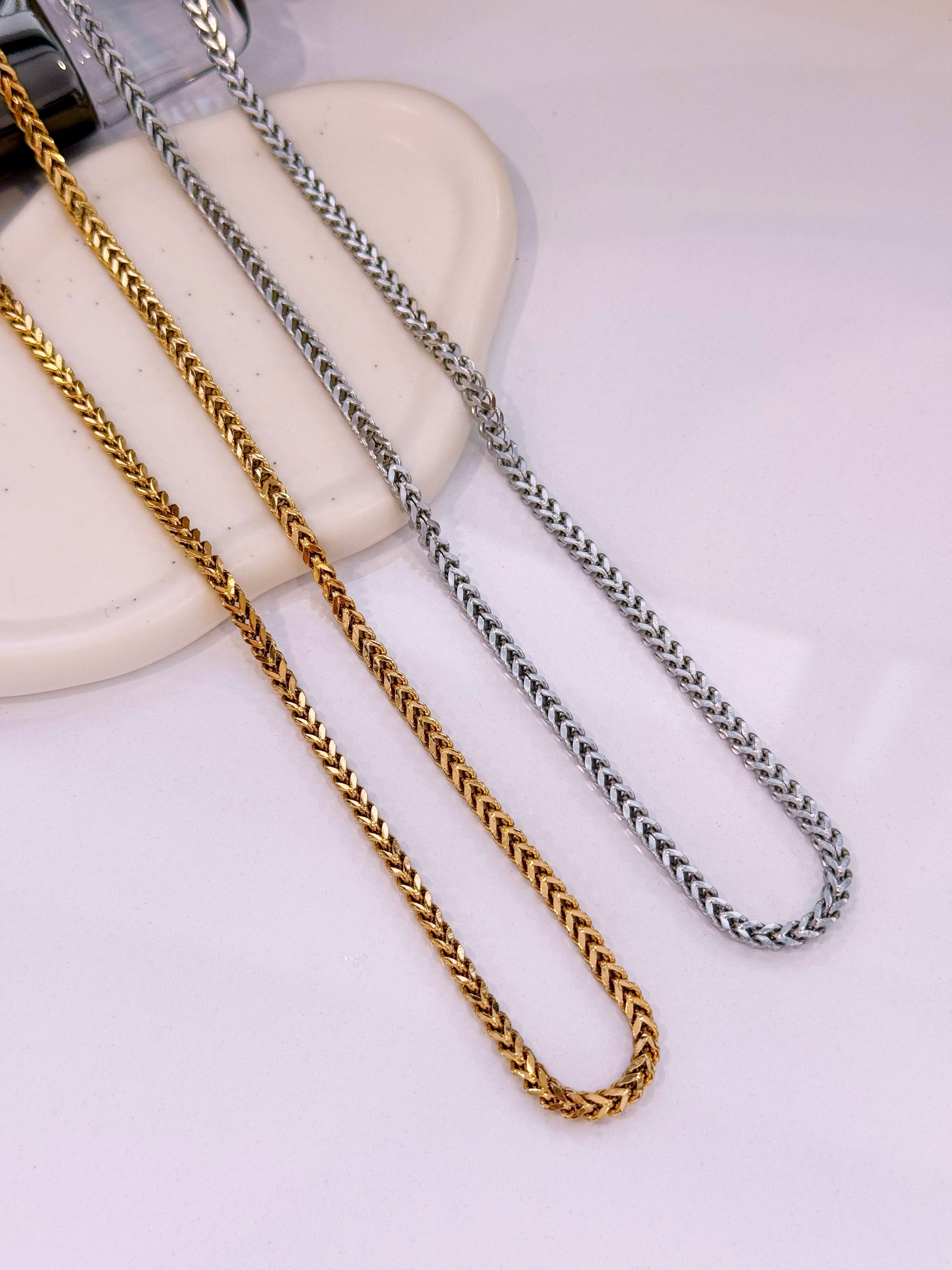 Colar malha cúbica | 2 Cores