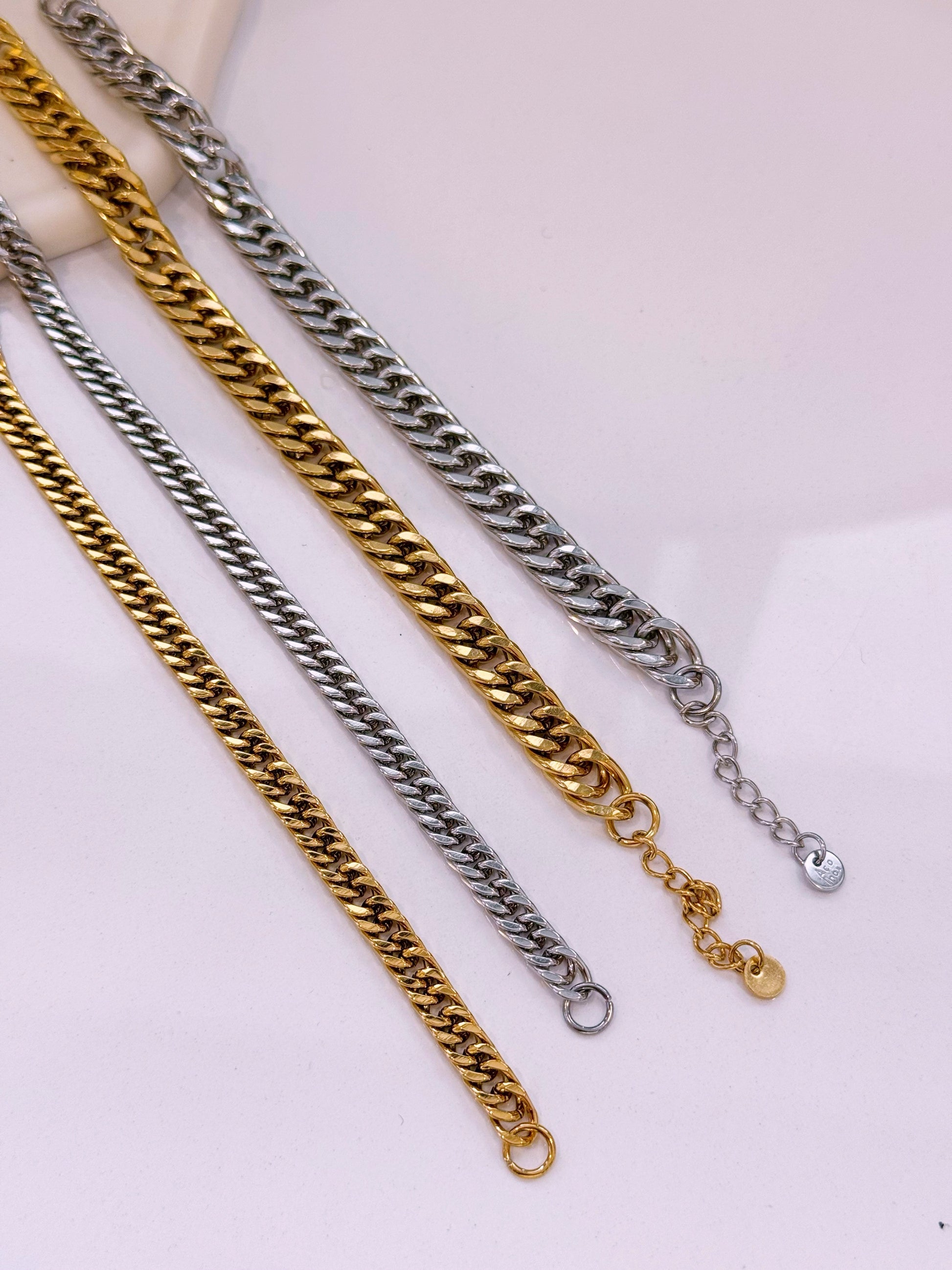 Pulseira malha entrelaçada | 2 Modelos