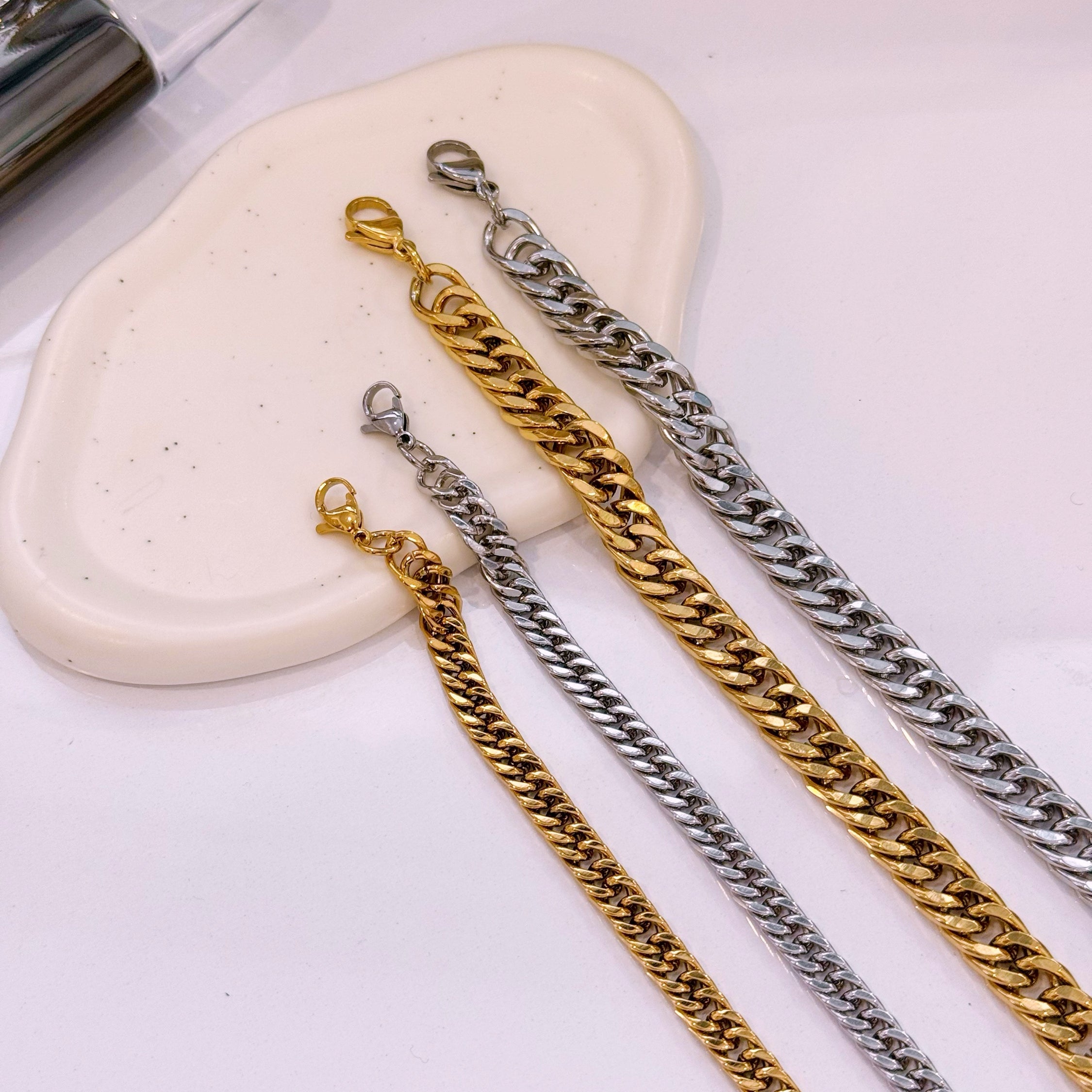 Pulseira malha entrelaçada | 2 Modelos