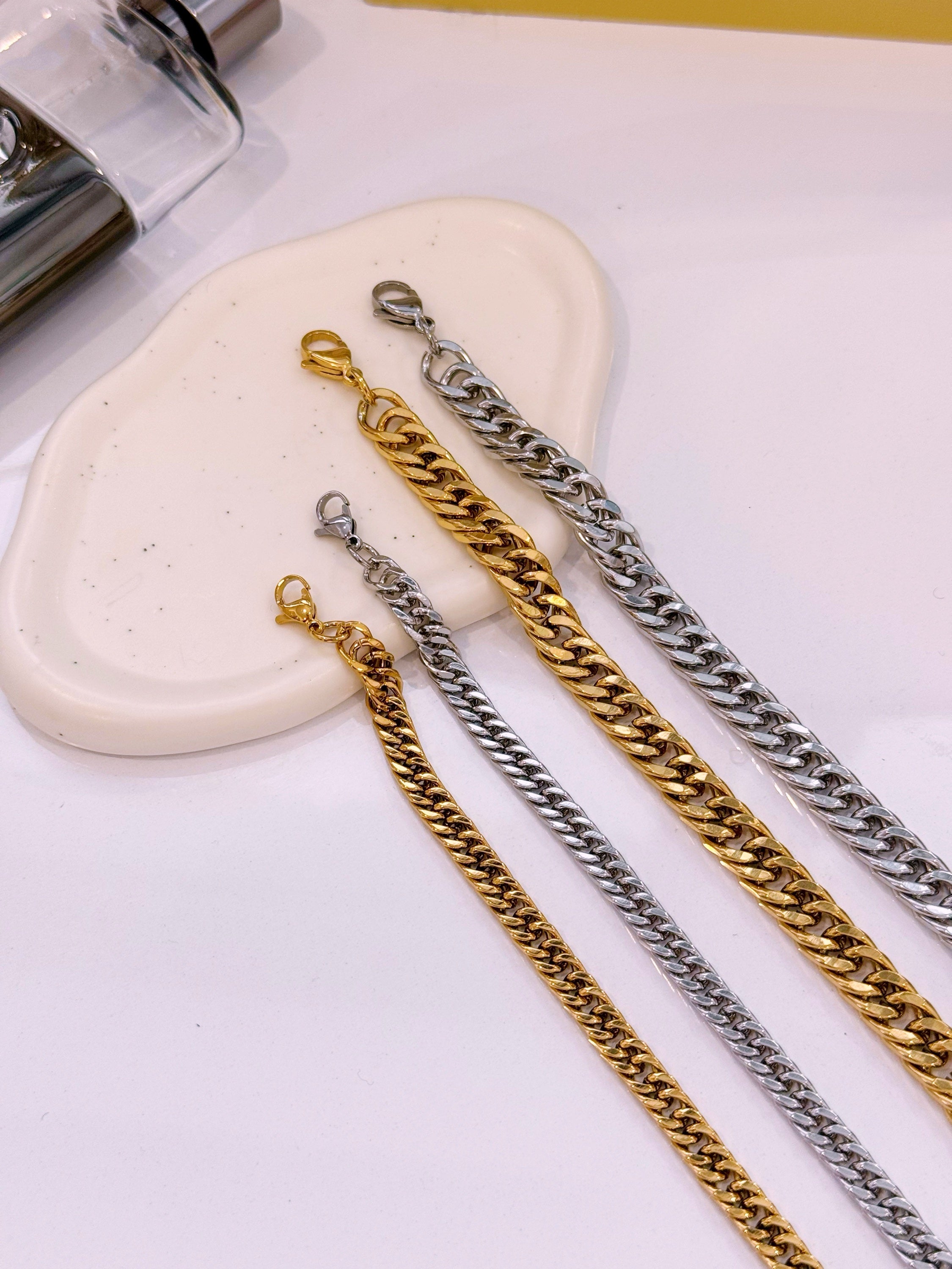 Pulseira malha entrelaçada | 2 Modelos