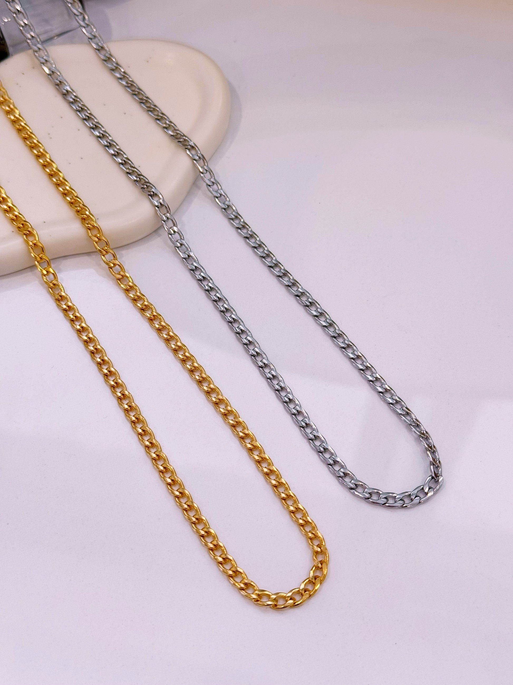 Colar malha simples | 2 Cores