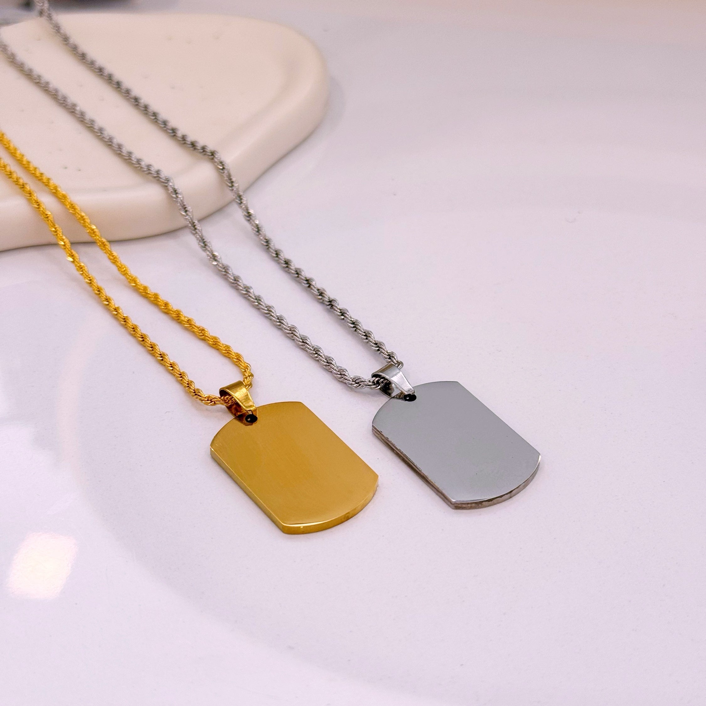 Colar chapa | 2 Cores