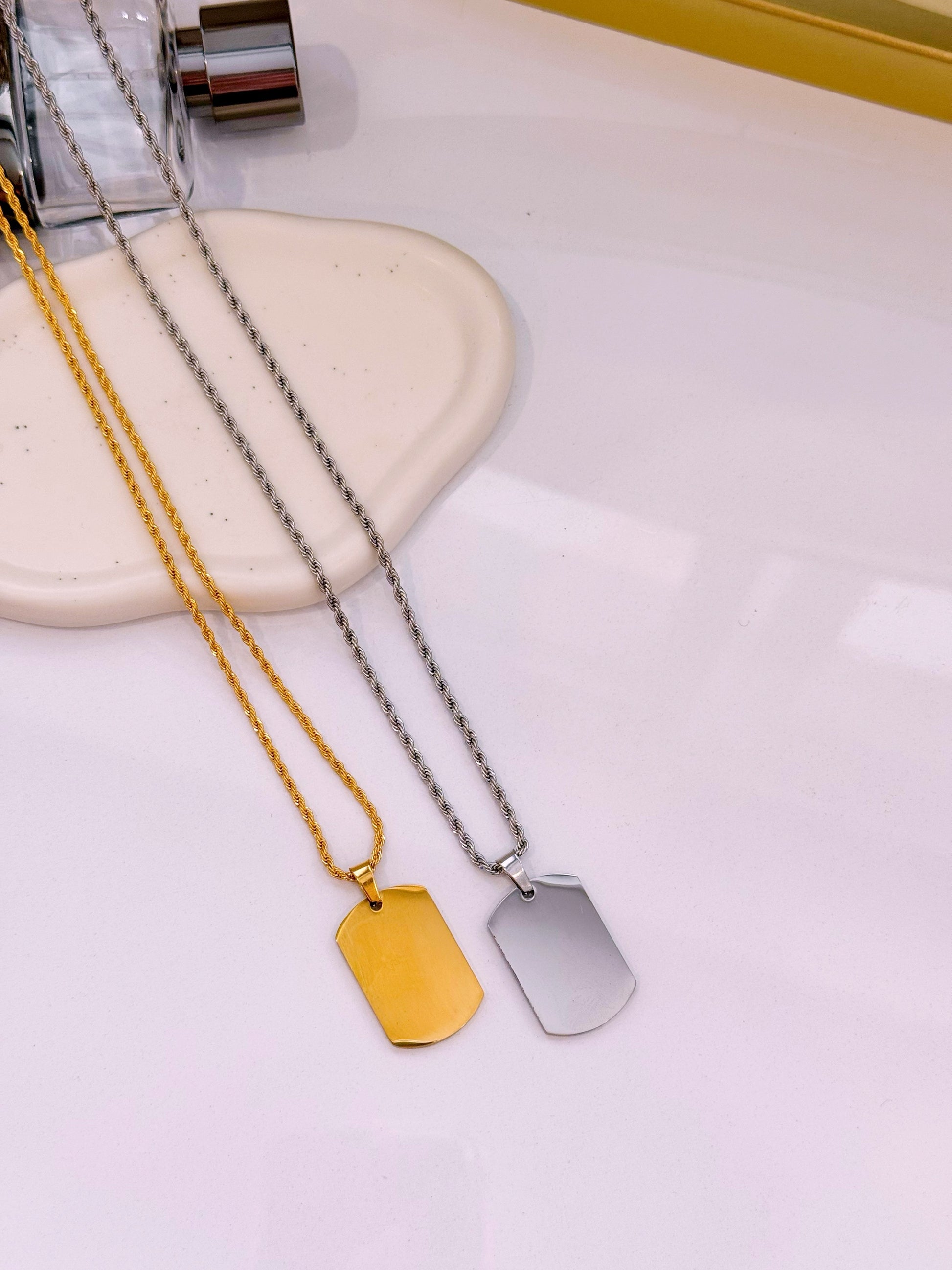 Colar chapa | 2 Cores