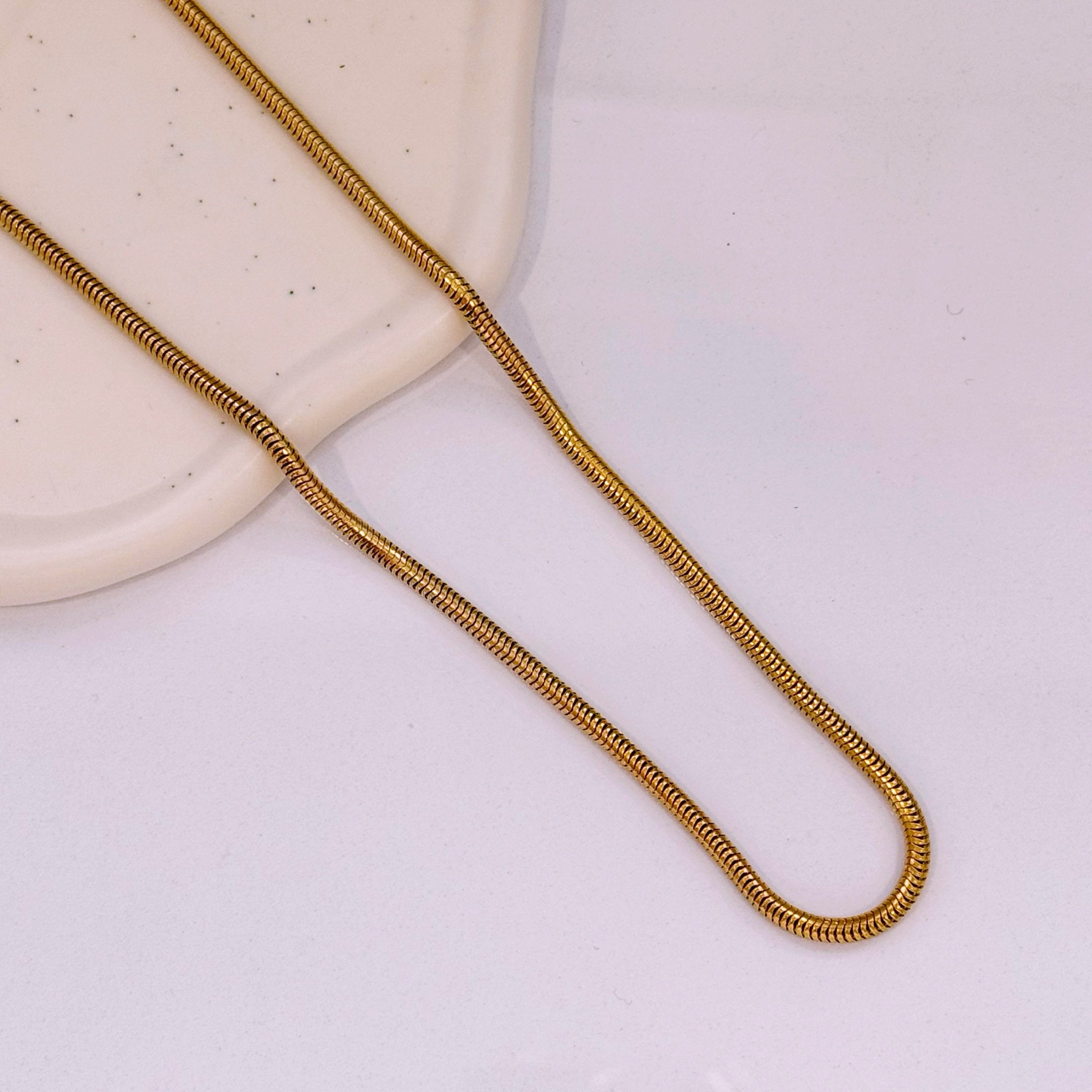 Colar Malha Redonda | Dourado