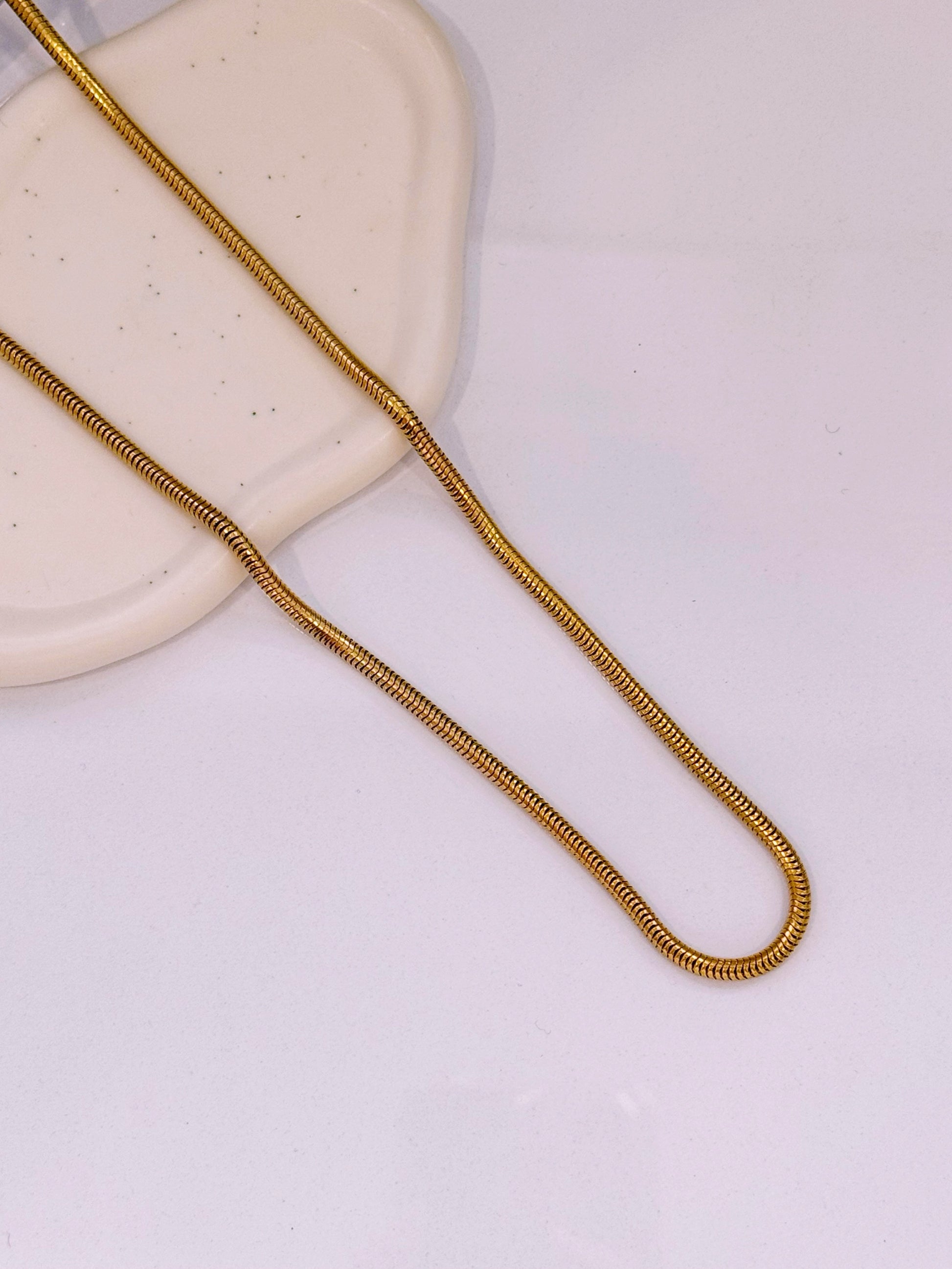 Colar Malha Redonda | Dourado