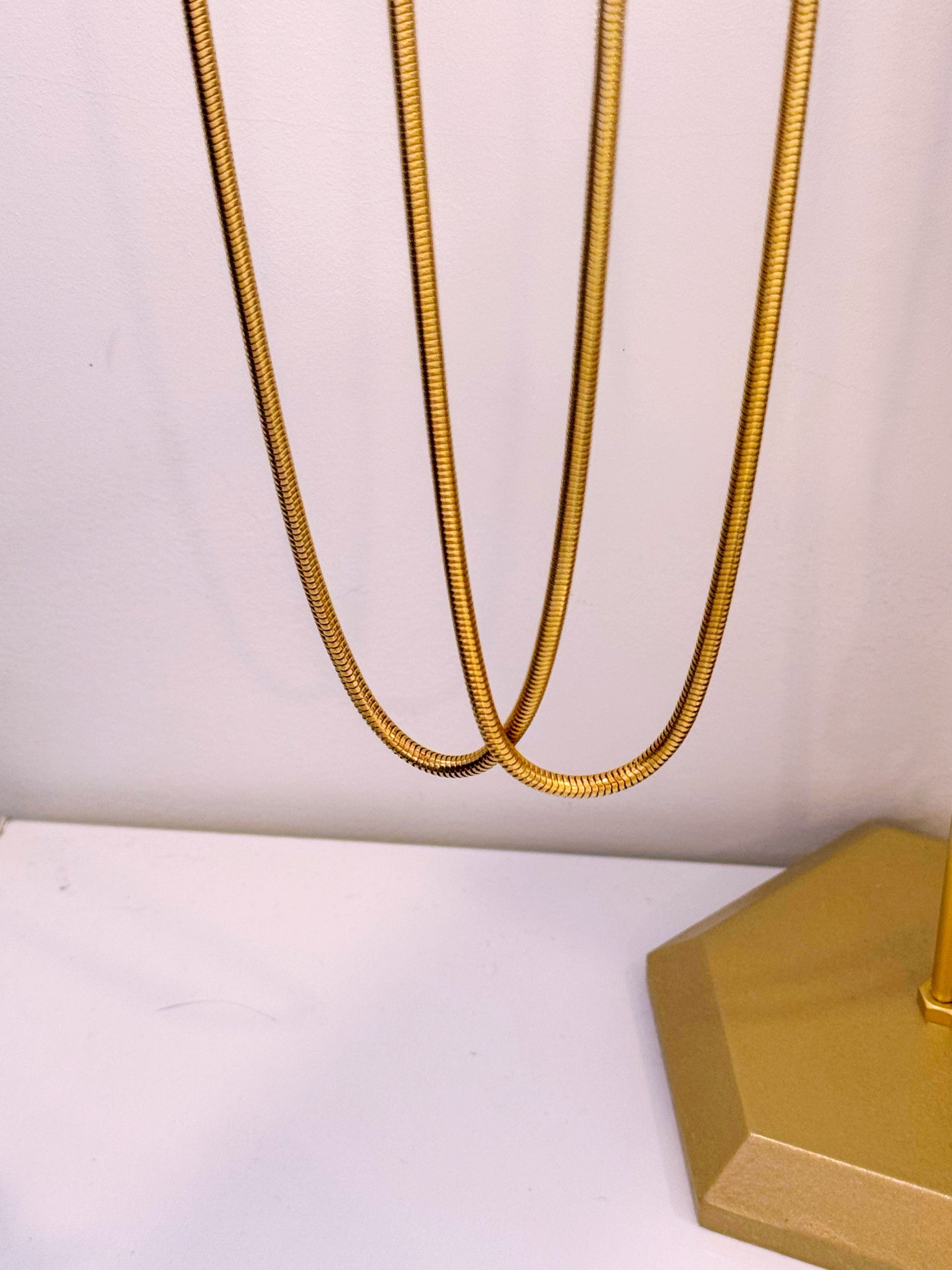 Colar Malha Redonda | Dourado