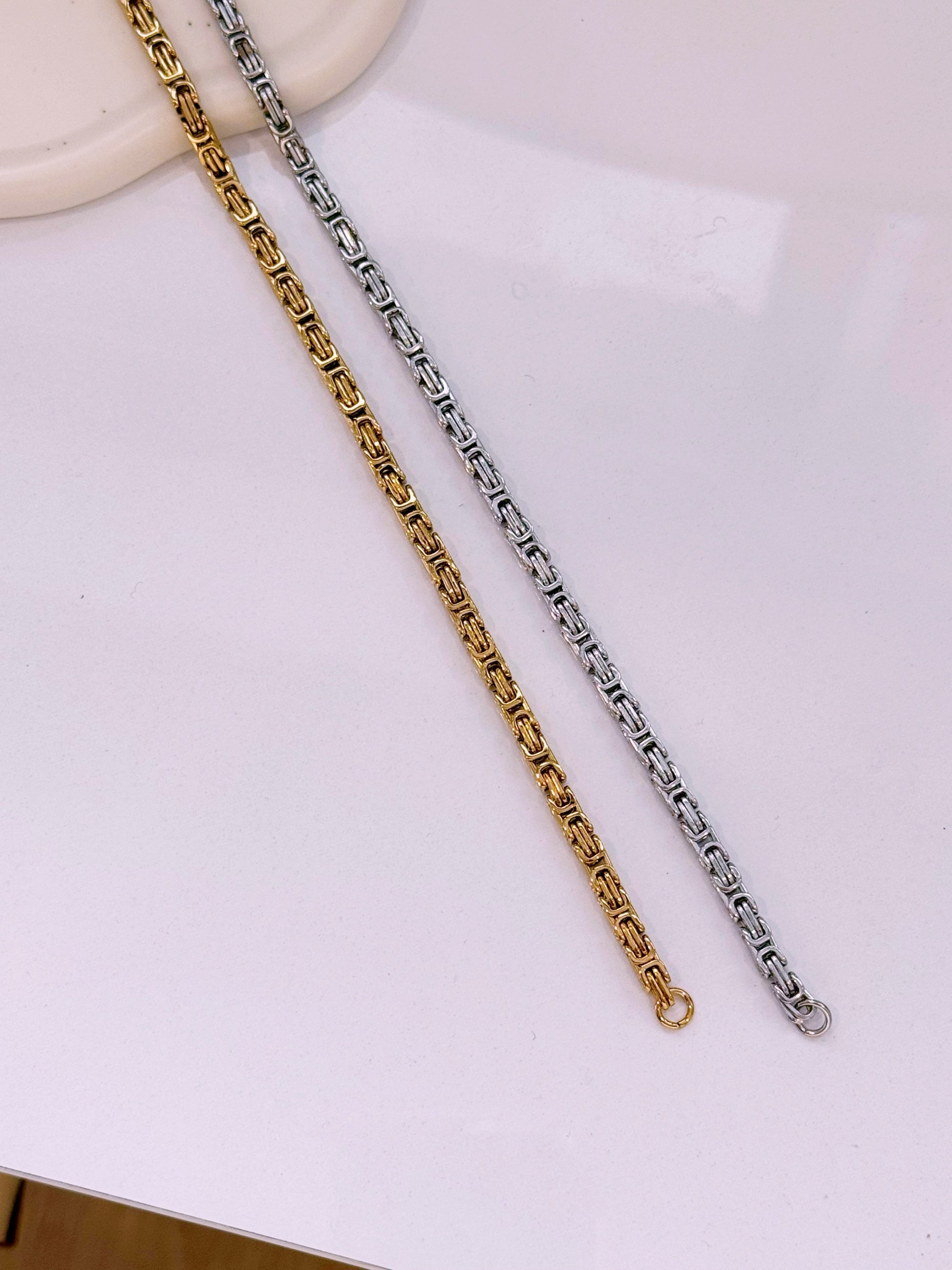 Pulseira elos pormenorizados | 2 Cores