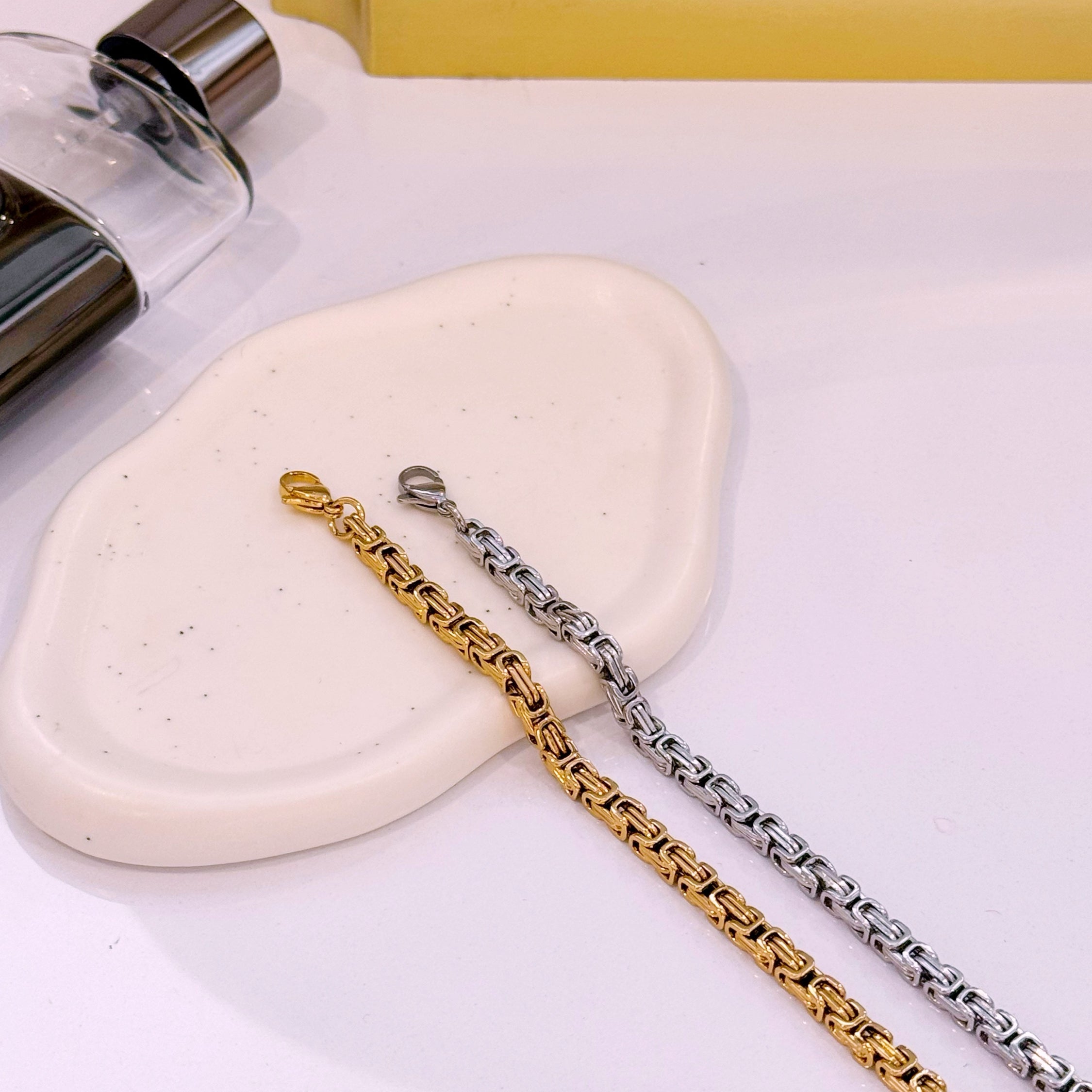 Pulseira elos pormenorizados | 2 Cores