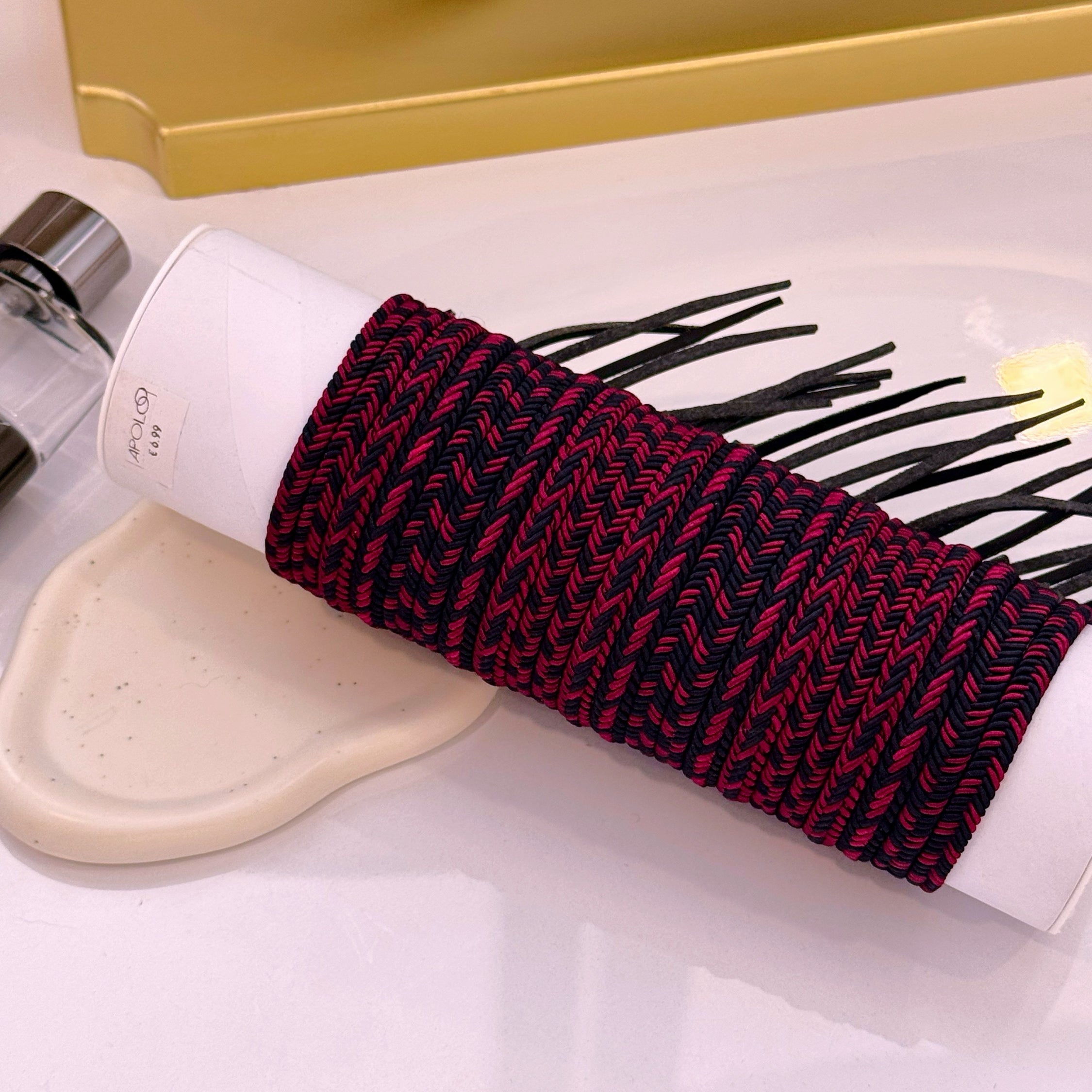 Pulseira de tecido | Azul Marinho e Bordô • modelo sortido