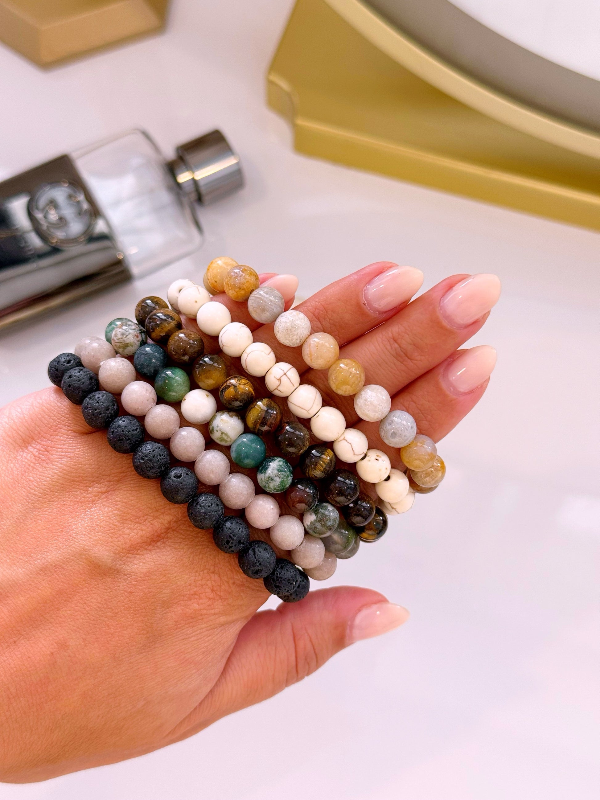 Pulseiras de pedrinhas | 6 Cores