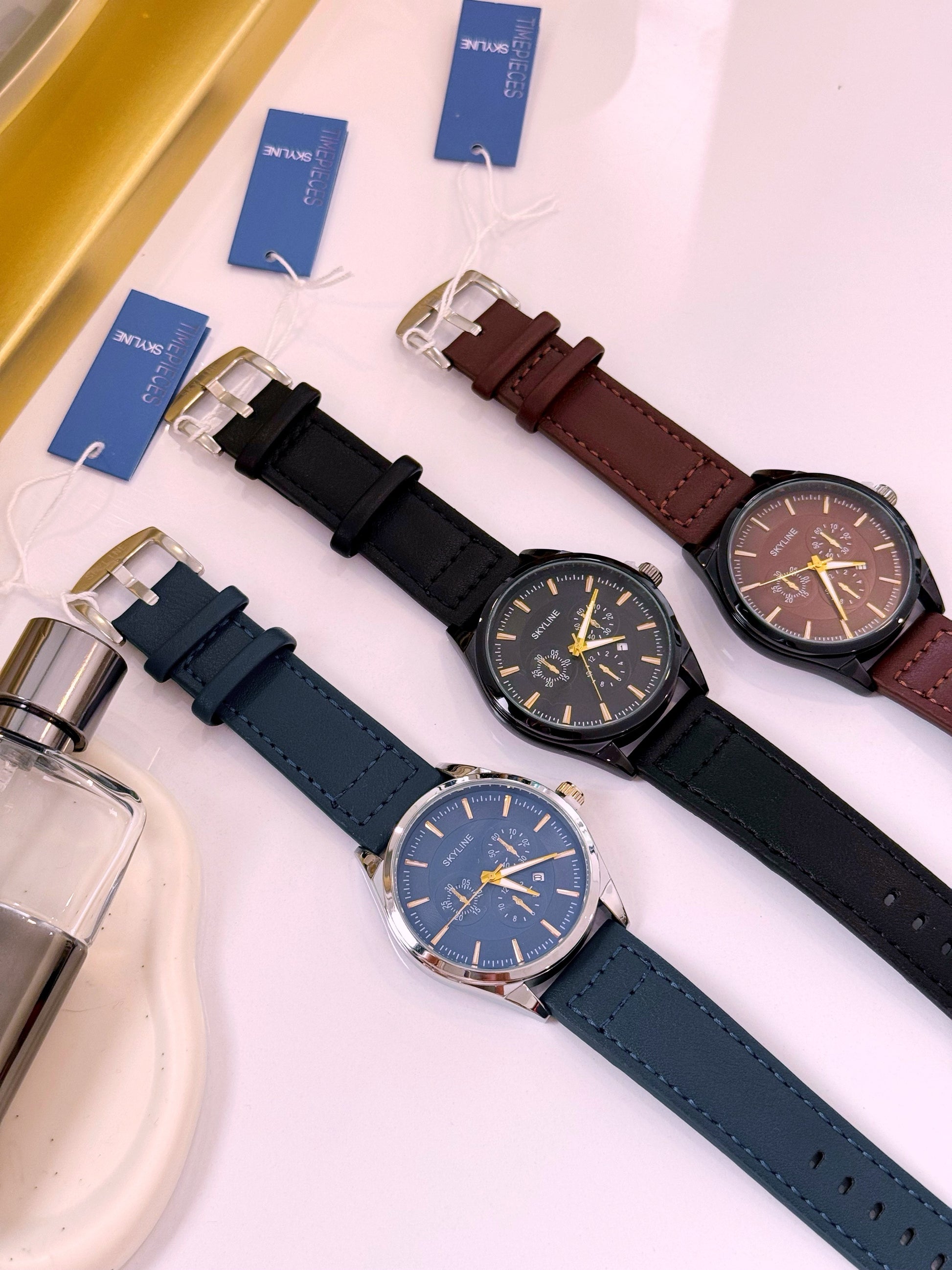 Relógio Analógico em pele | 3 Cores