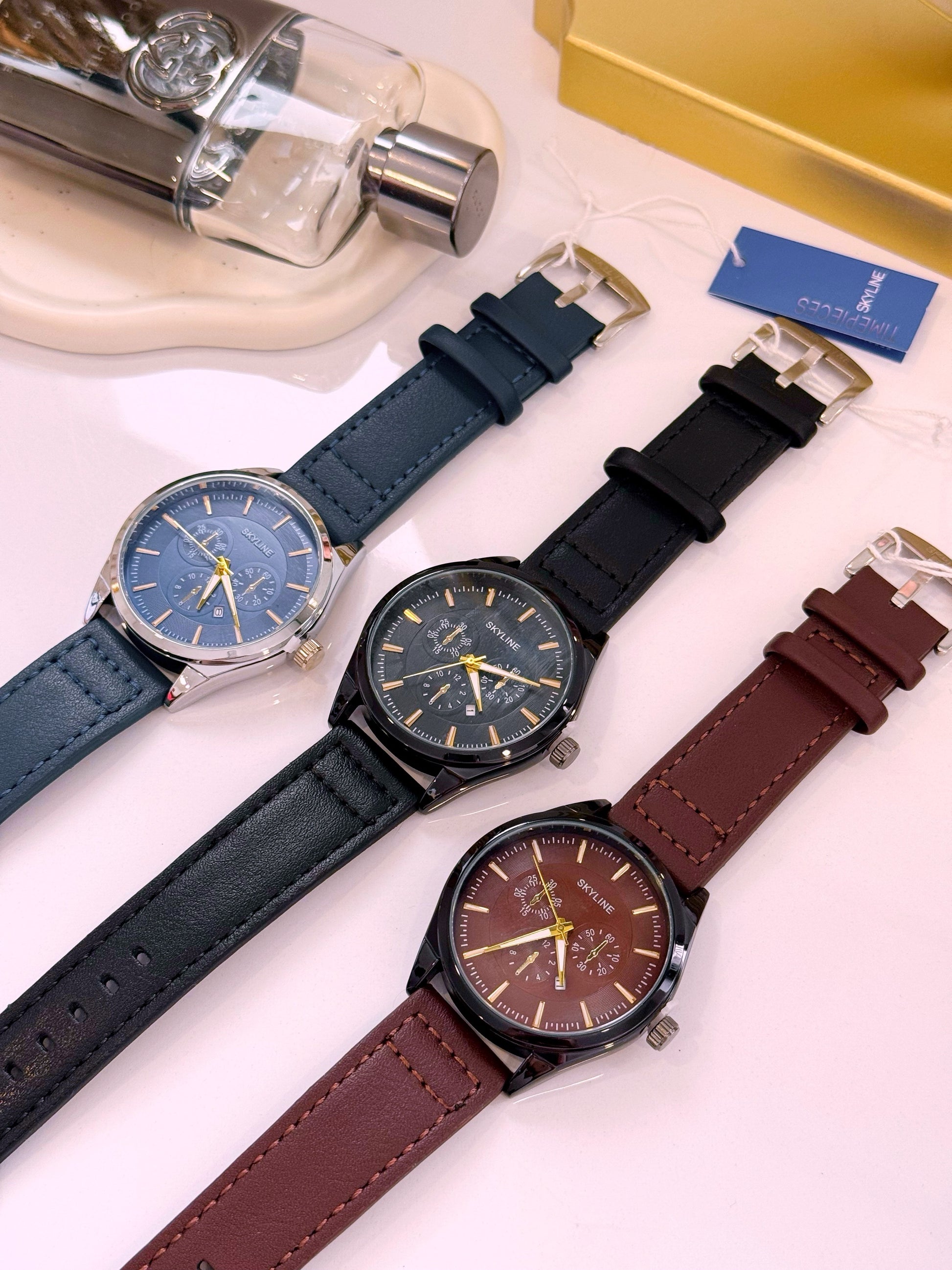 Relógio Analógico em pele | 3 Cores