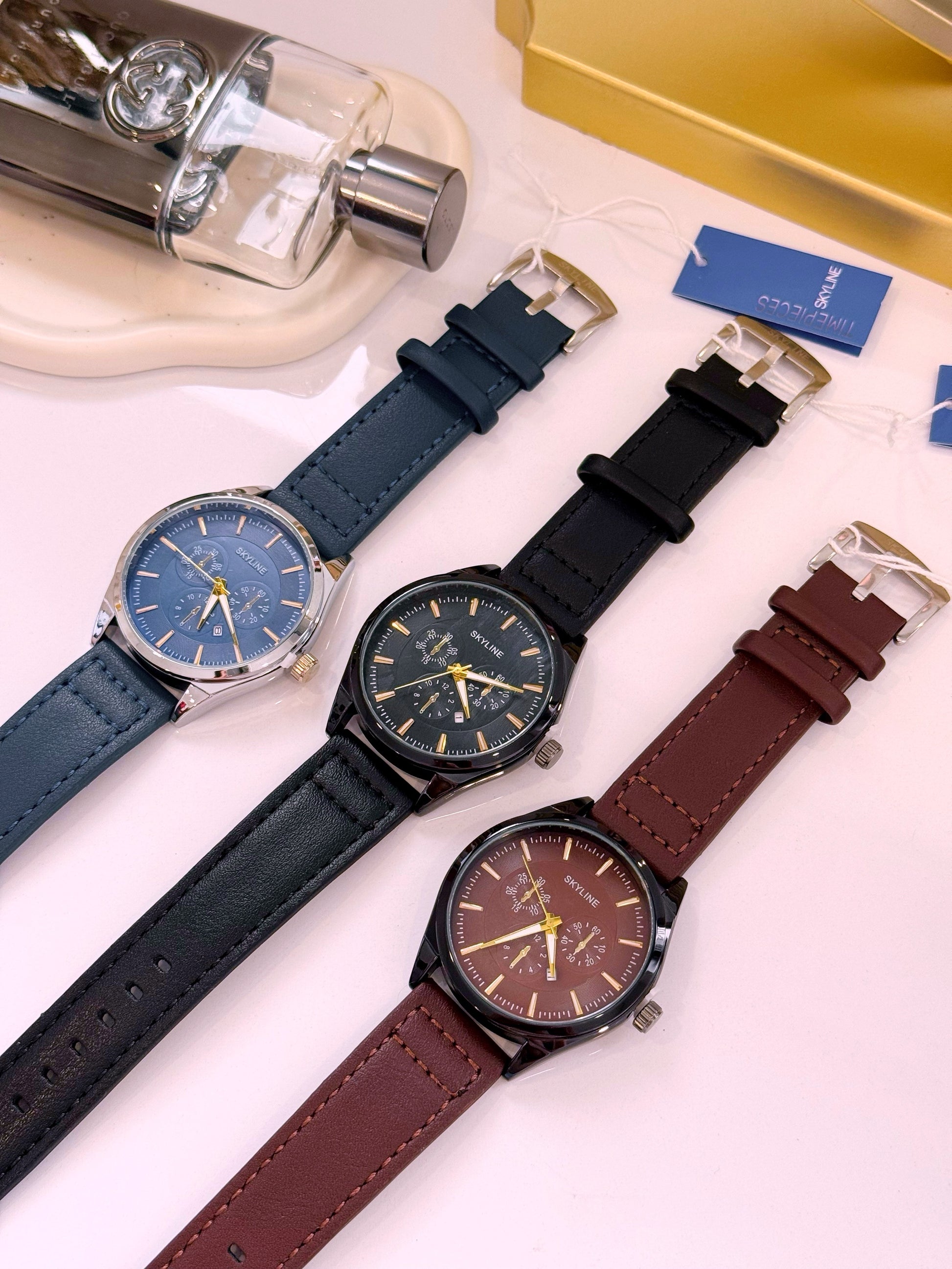 Relógio Analógico em pele | 3 Cores