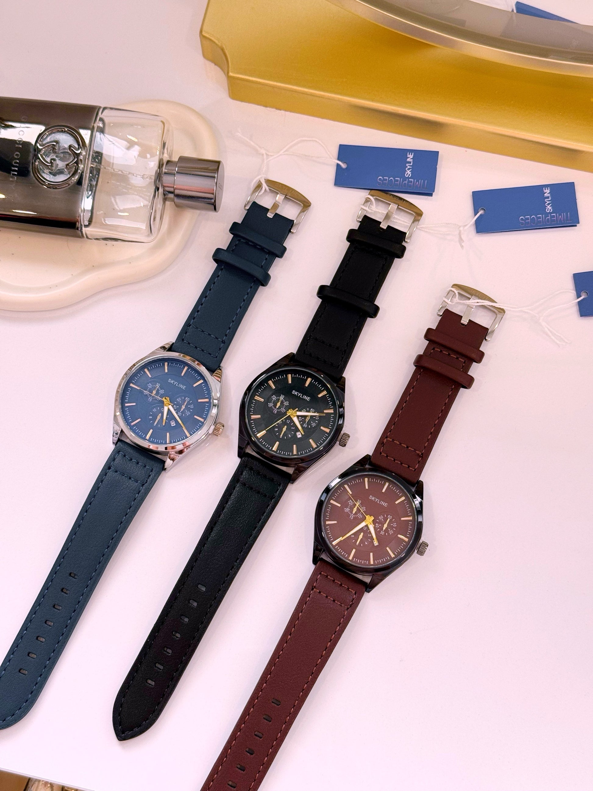 Relógio Analógico em pele | 3 Cores