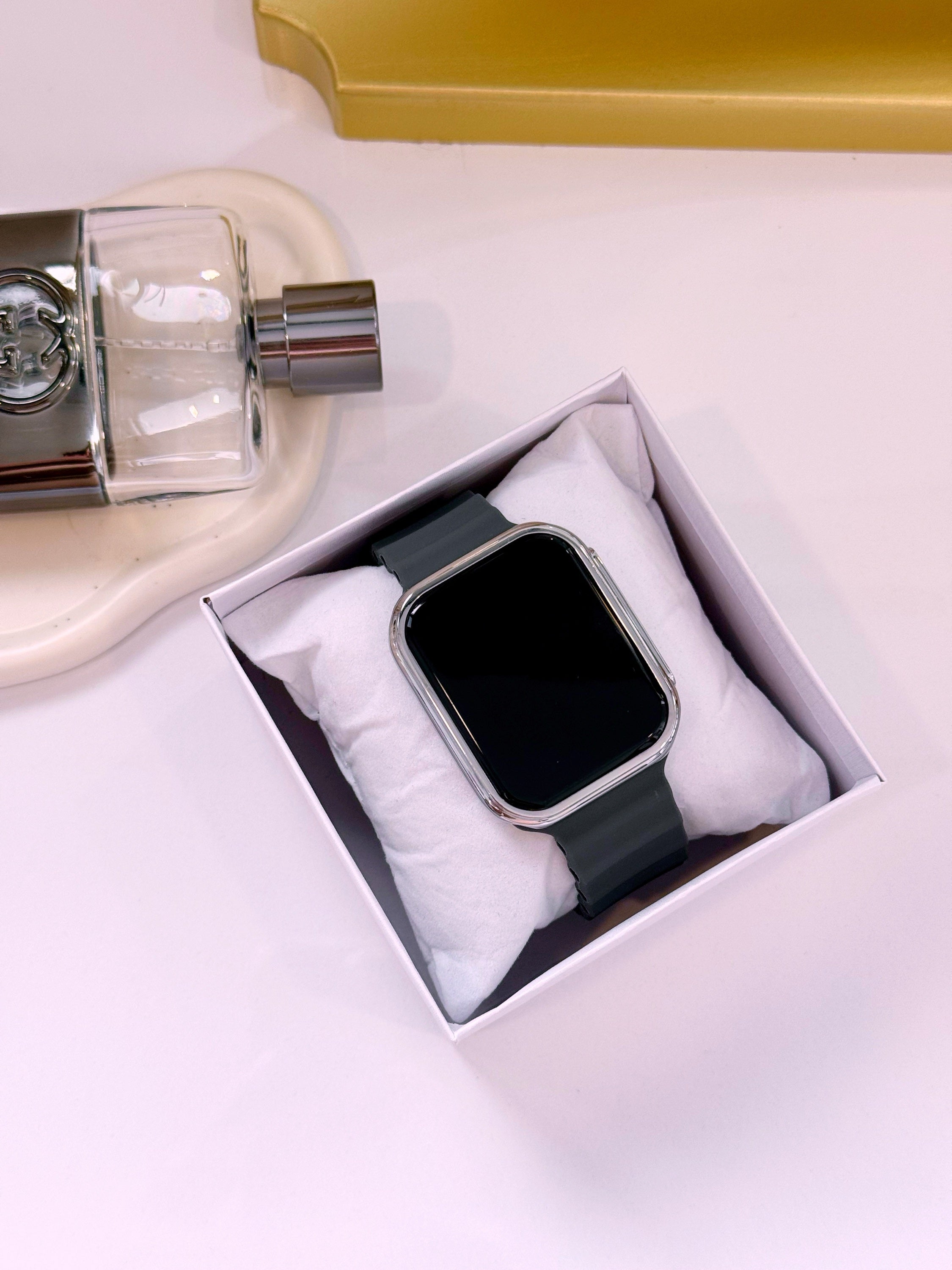 Relógio digital de silicone • retangular touch | 3 Cores