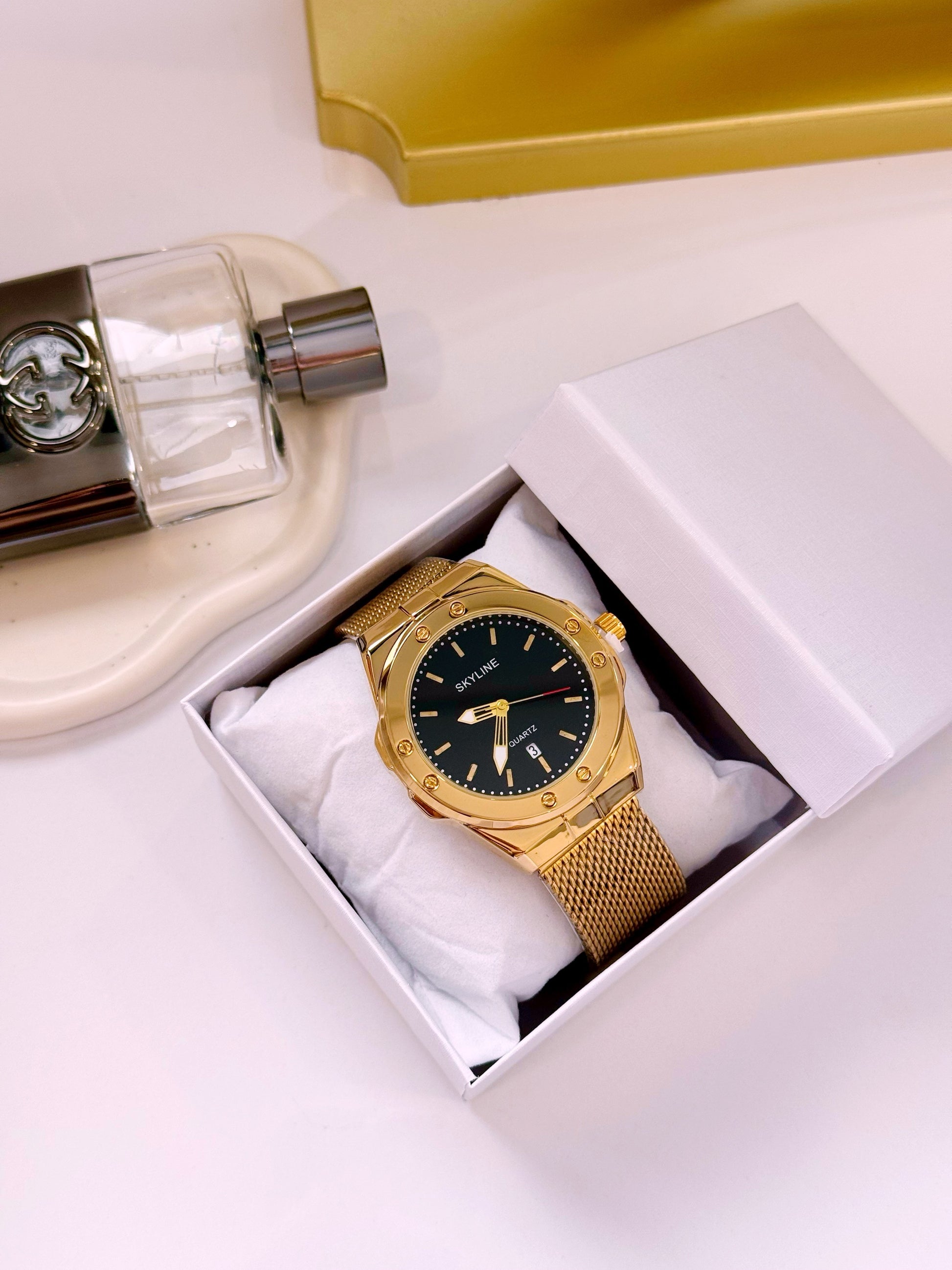 Relógio Analógico com efeito pormenores no mostrador | 3 Cores