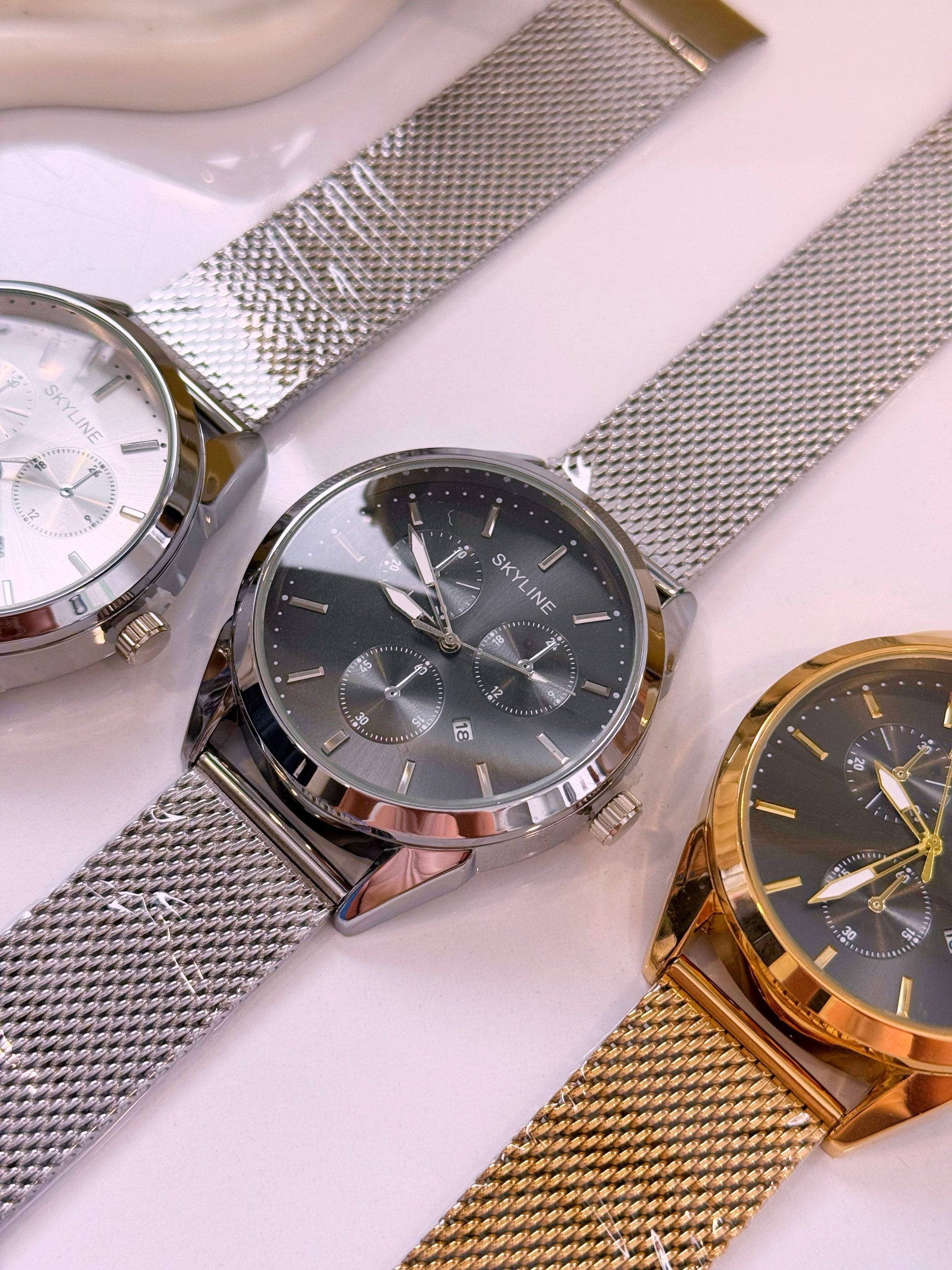 Relógio Analógico Robusto Skyline | 3 Cores